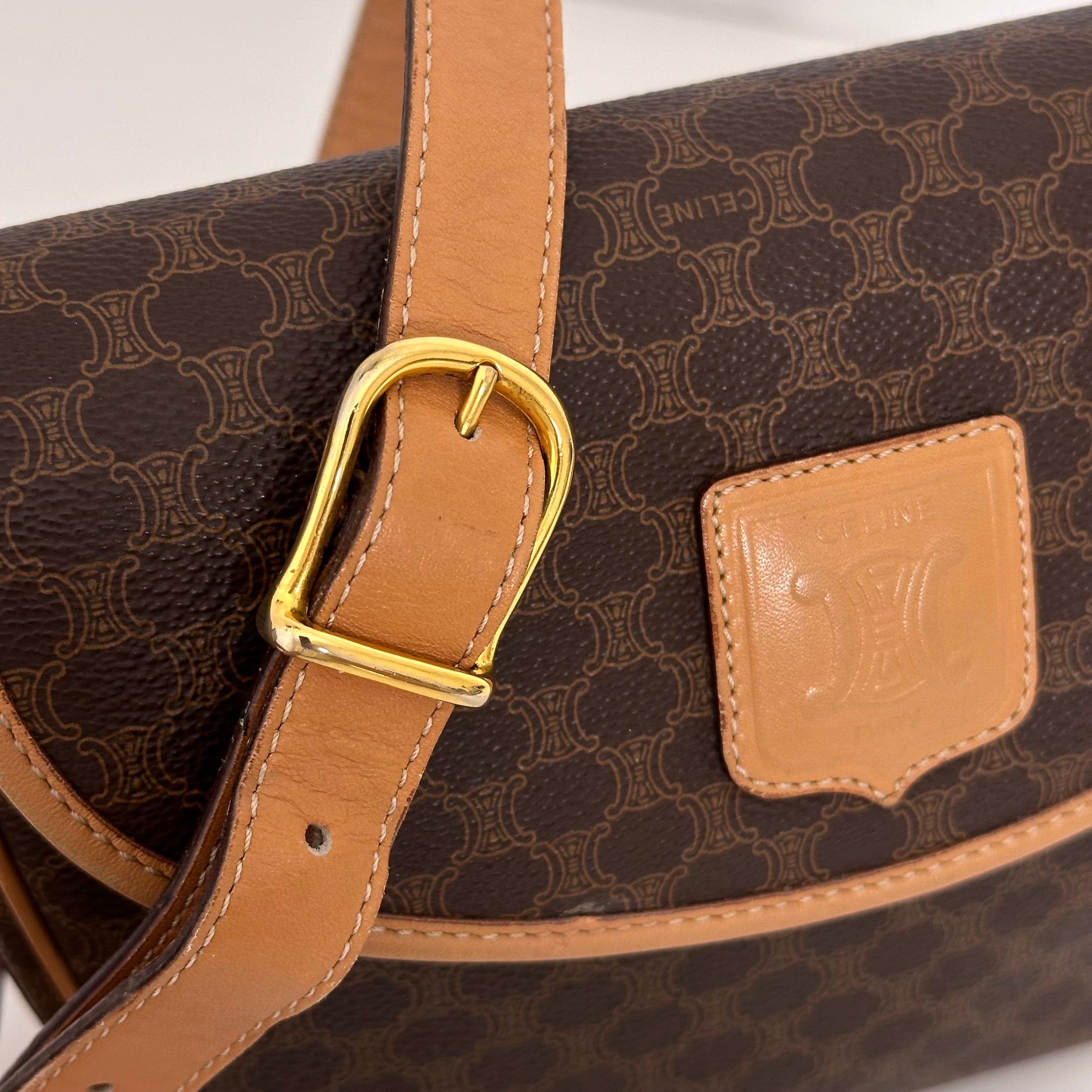 Brown Macadam Crossbody