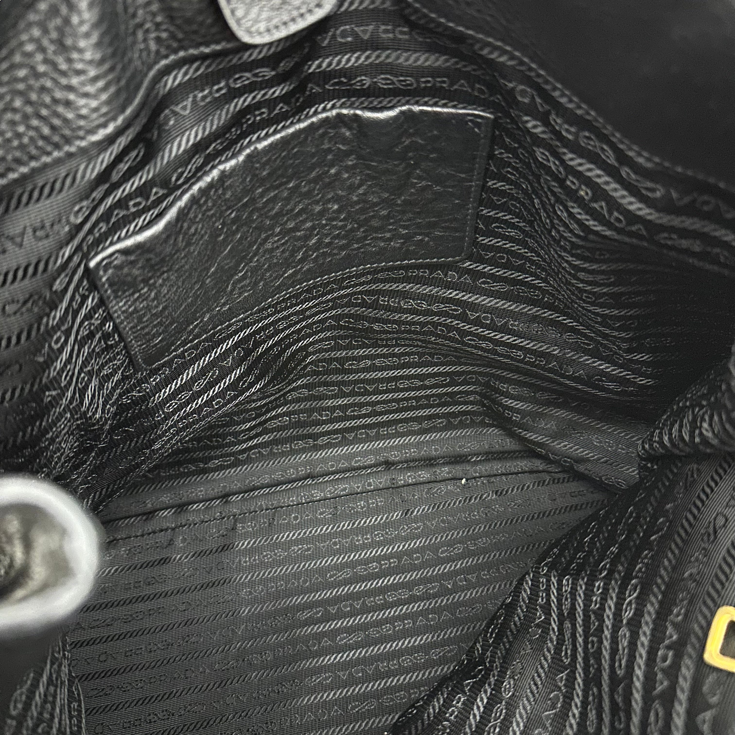 Black Leather Shoulder Bag