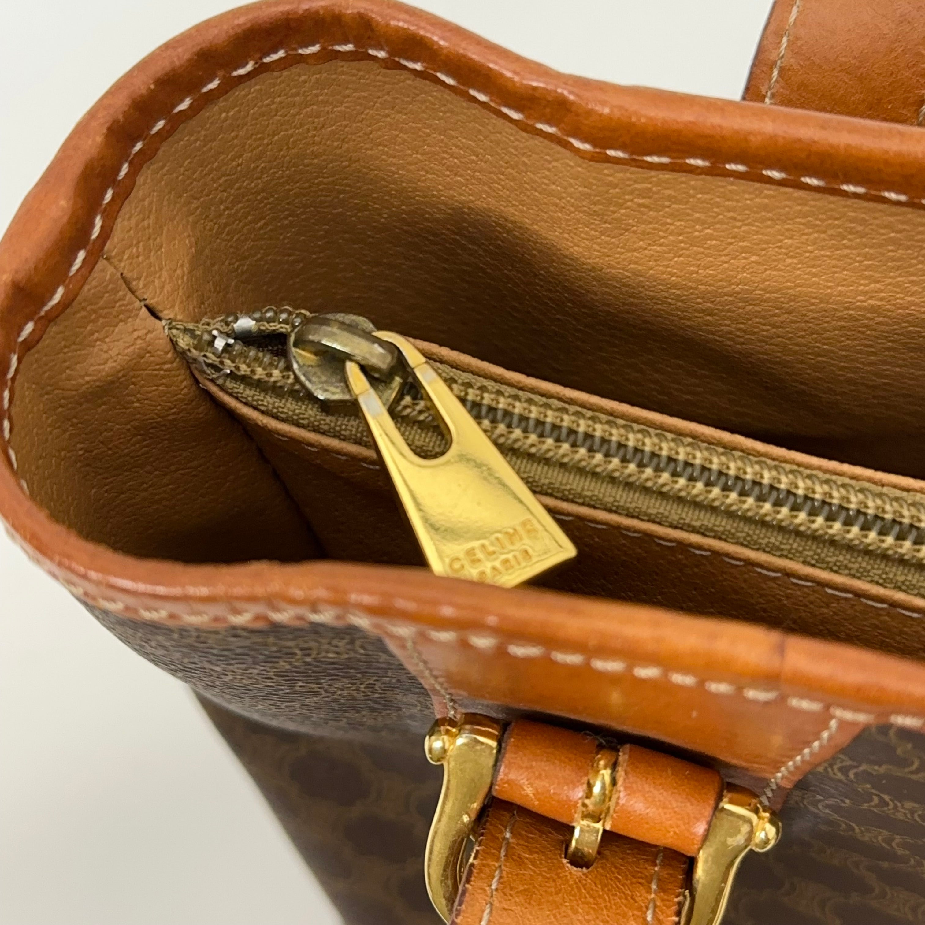 Vintage Macadam Bucket Bag