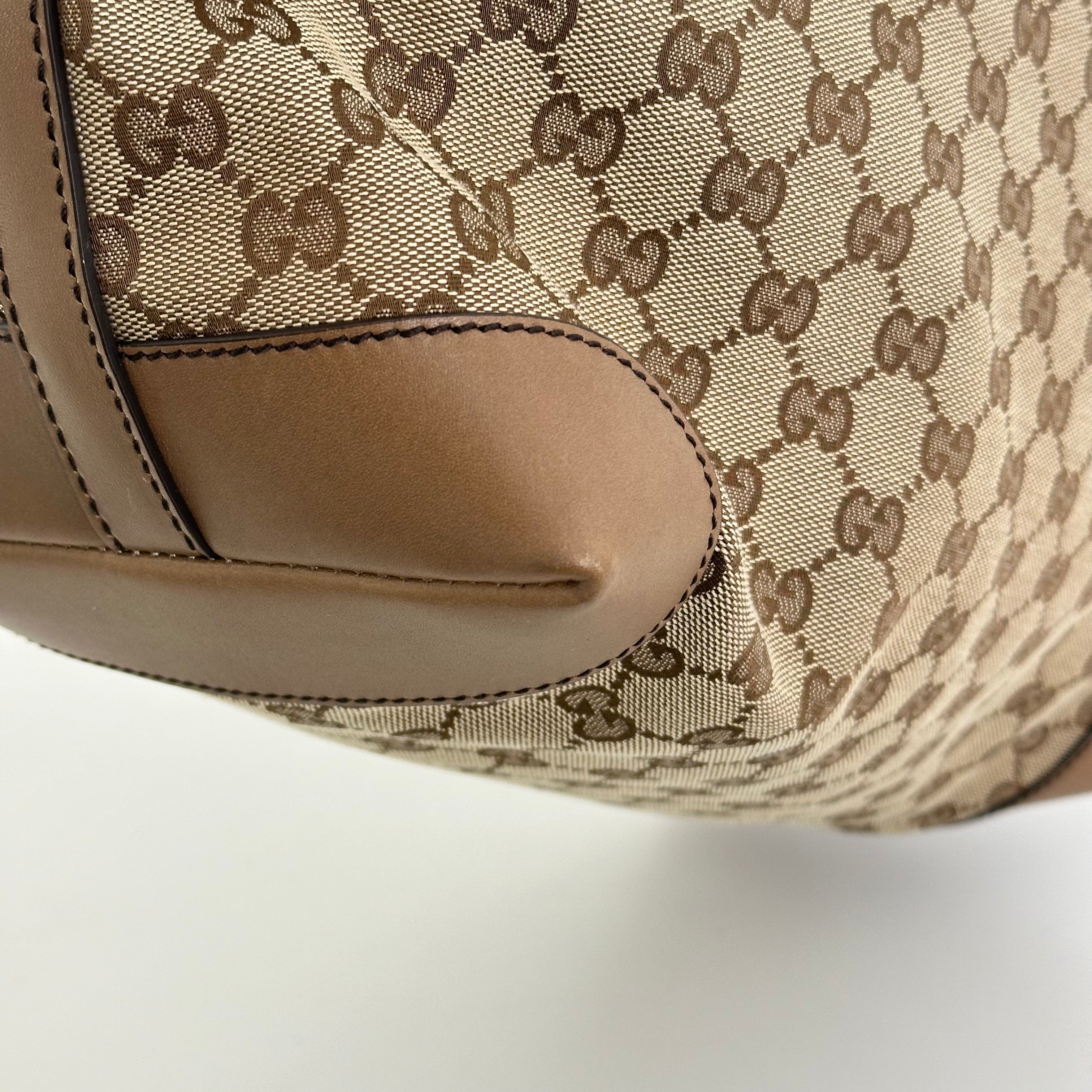 GG Brown Leather Tote