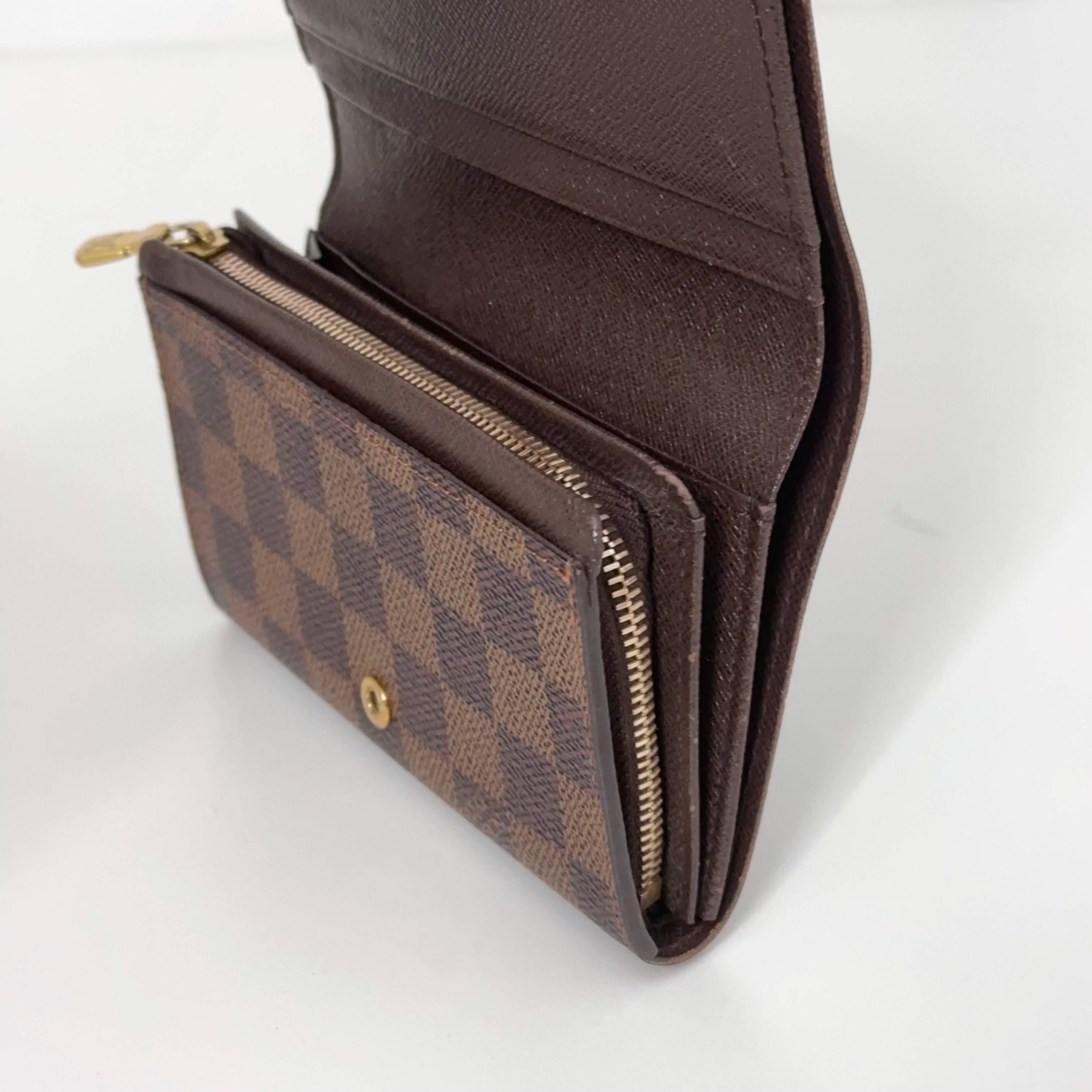 Damier Ebene Compact Wallet