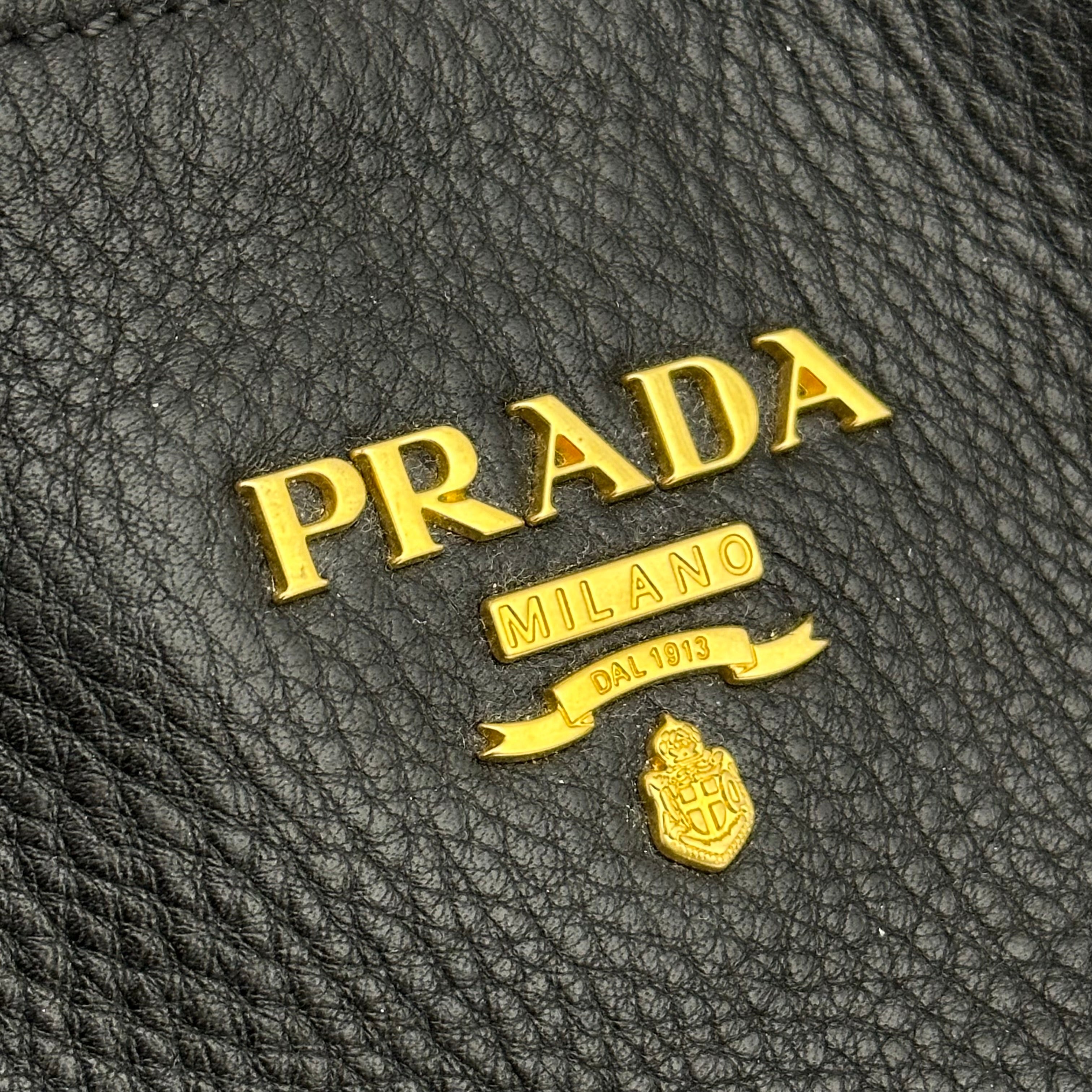 Black Leather Shoulder Bag