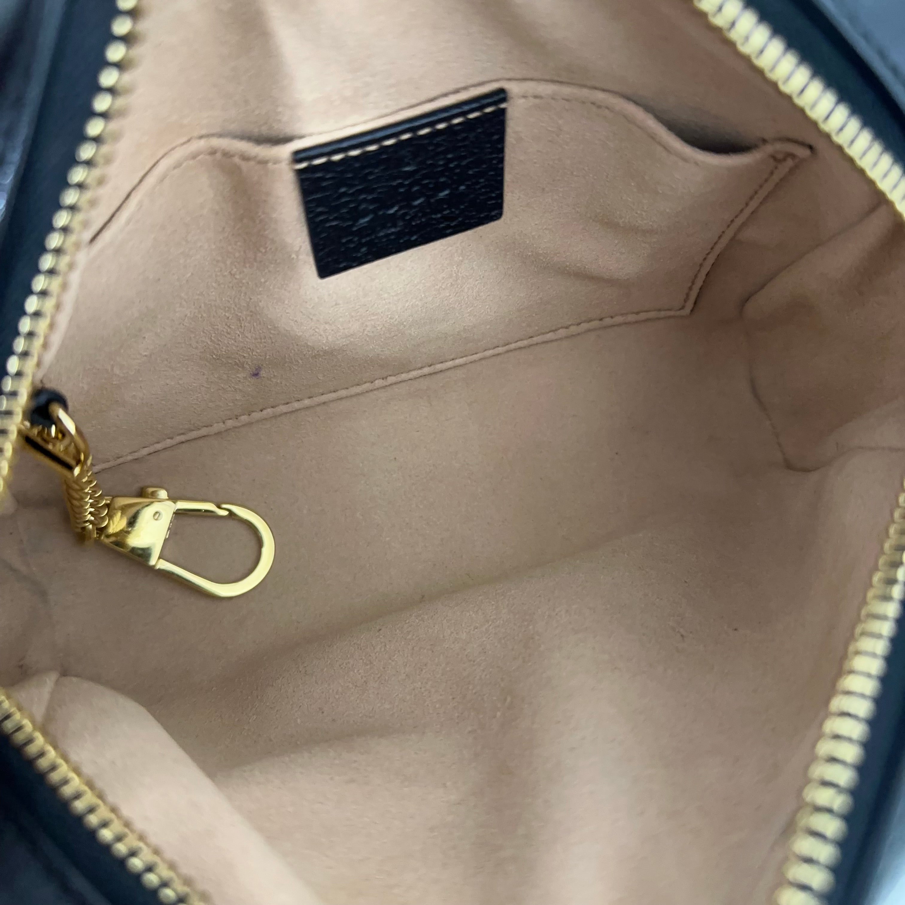 Black Mini Ophidia Shoulder Bag