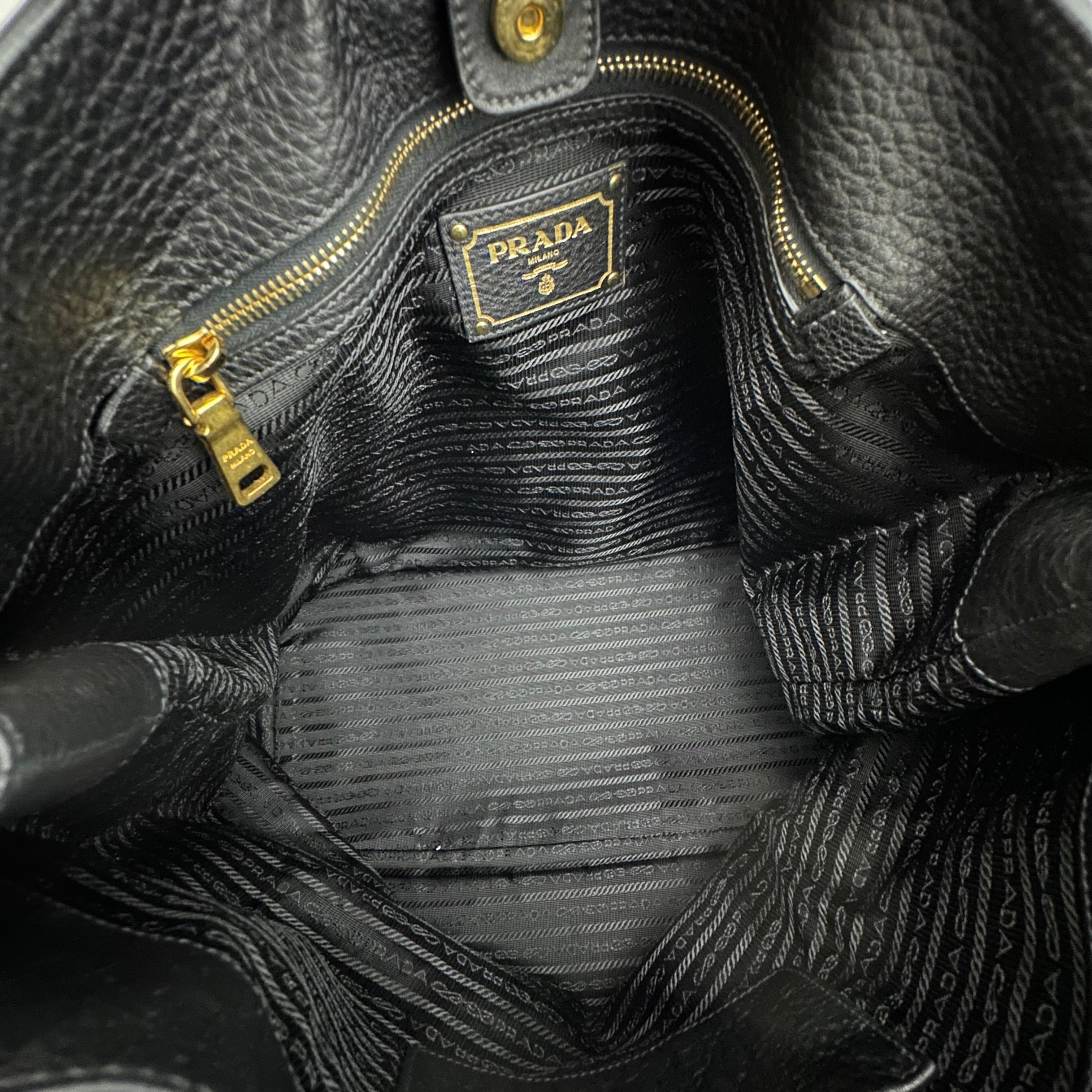 Black Leather Shoulder Bag