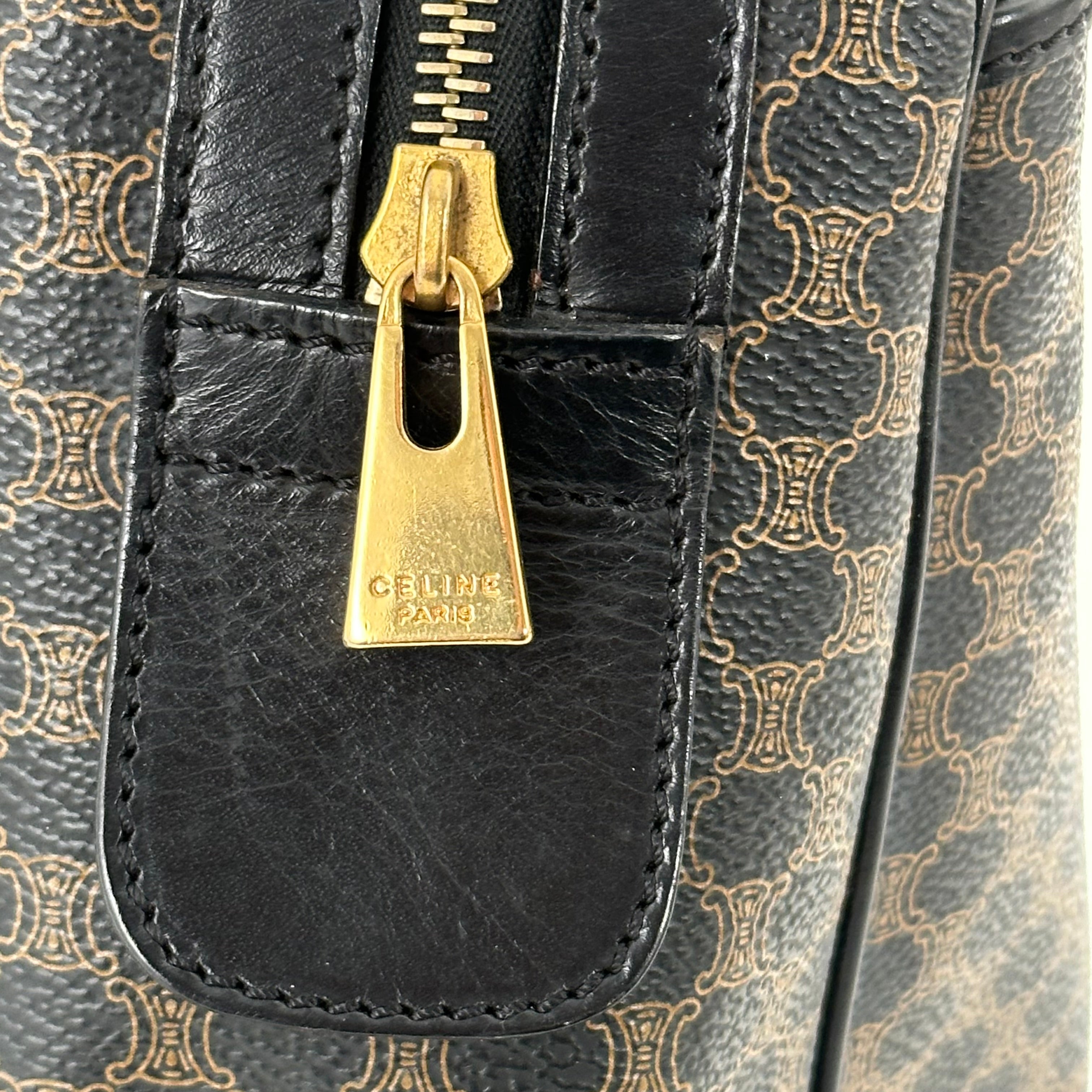 Black Macadam Boston Bag