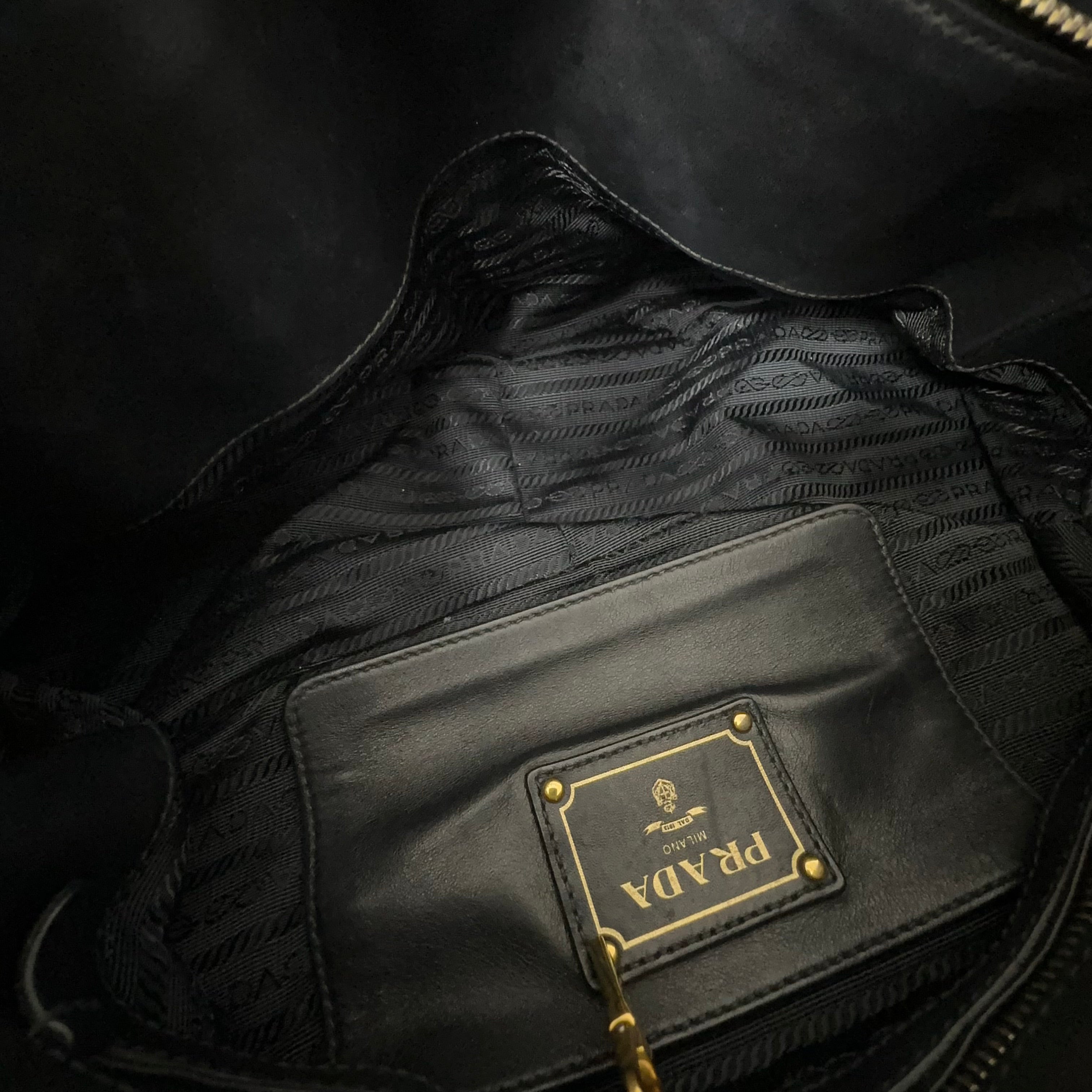 Bauletto Navy Handbag