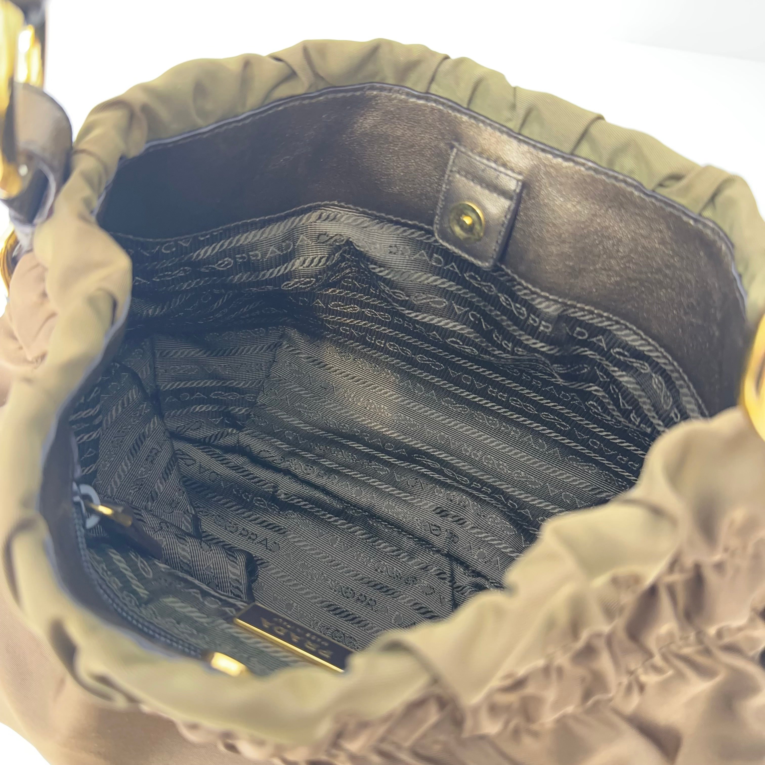 Bow Tessuto Shoulder Bag