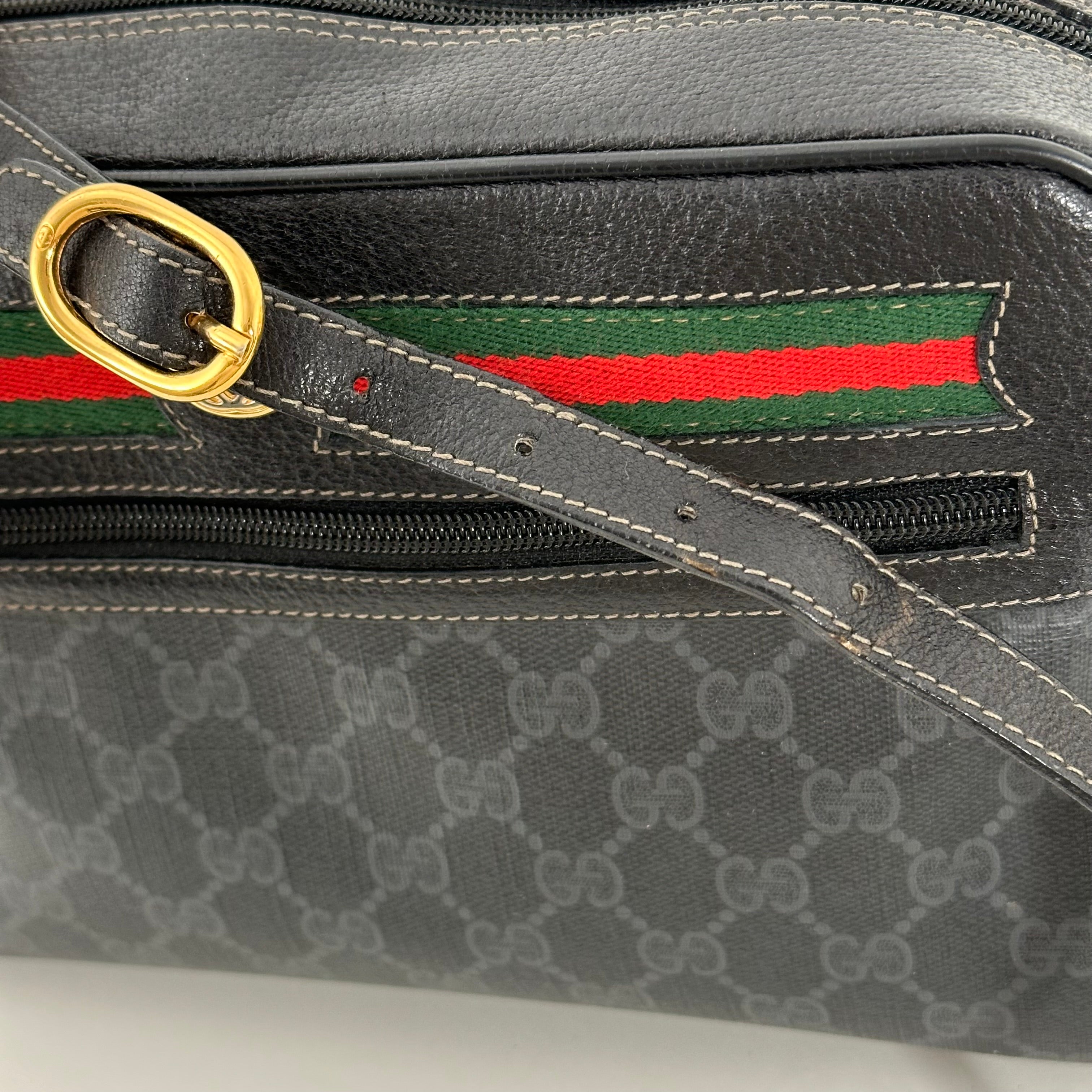 Black GG Supreme Crossbody