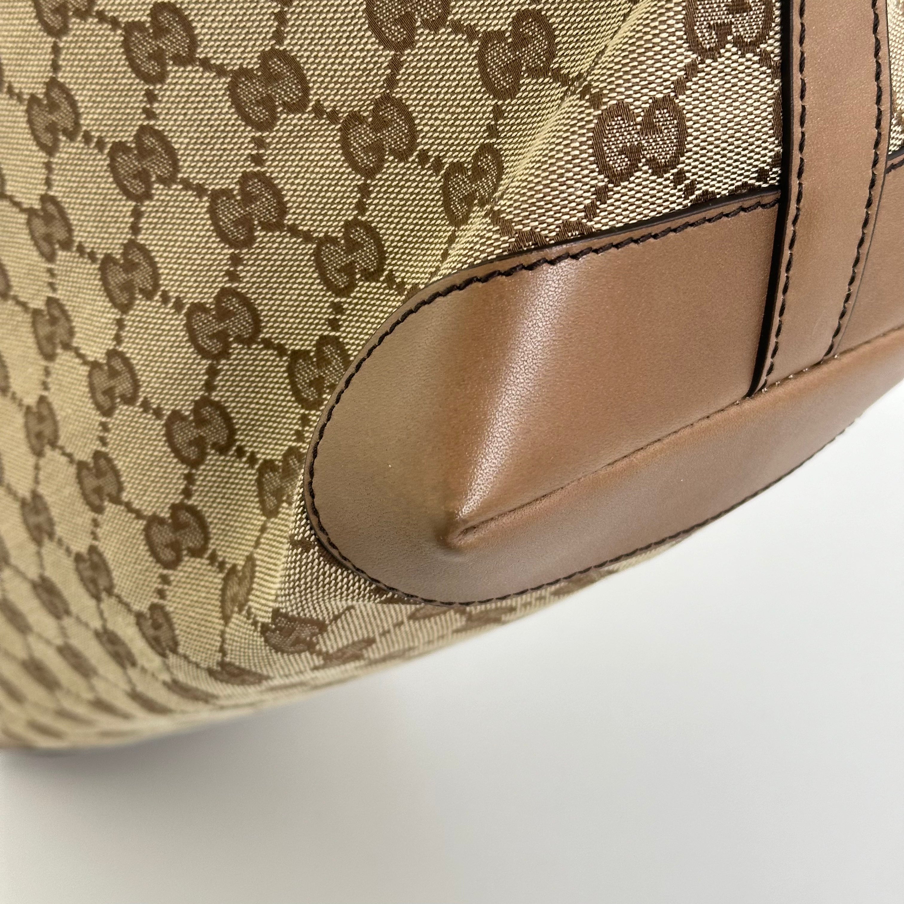 GG Brown Leather Tote