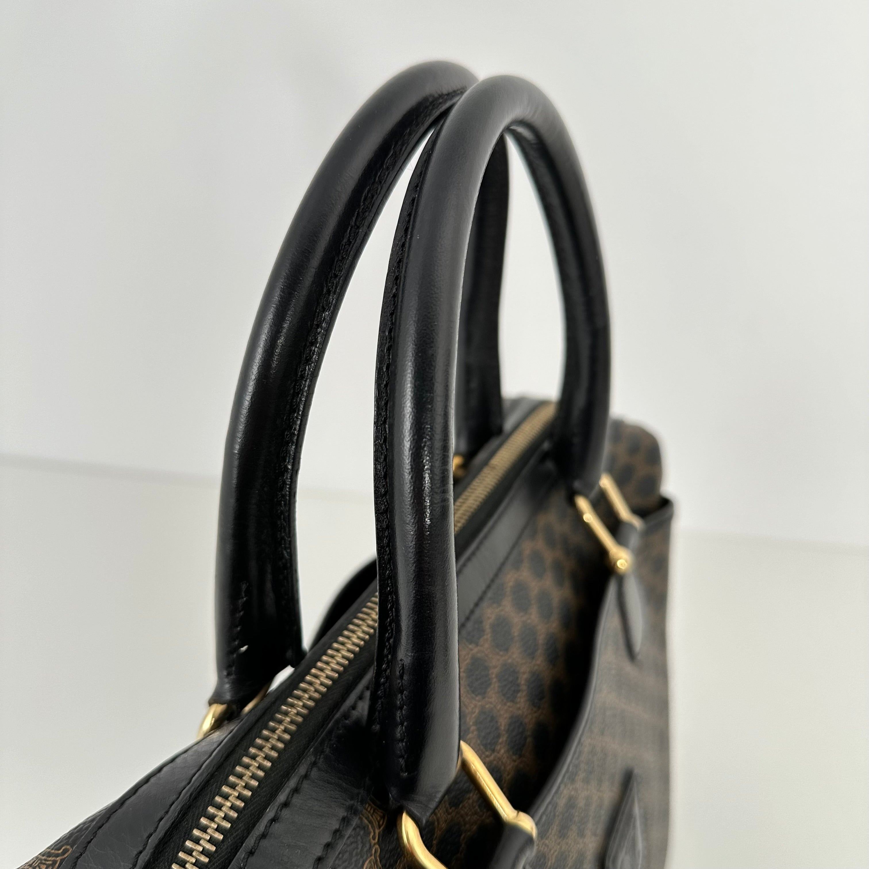 Black Macadam Boston Bag