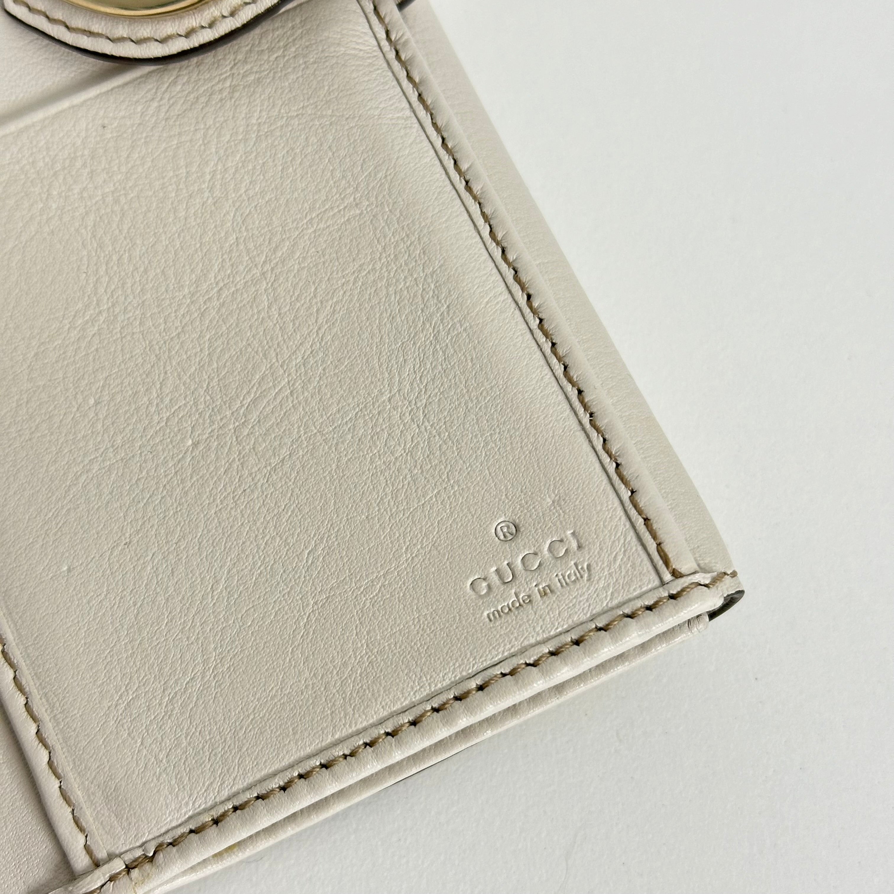 GG Heart Long Wallet