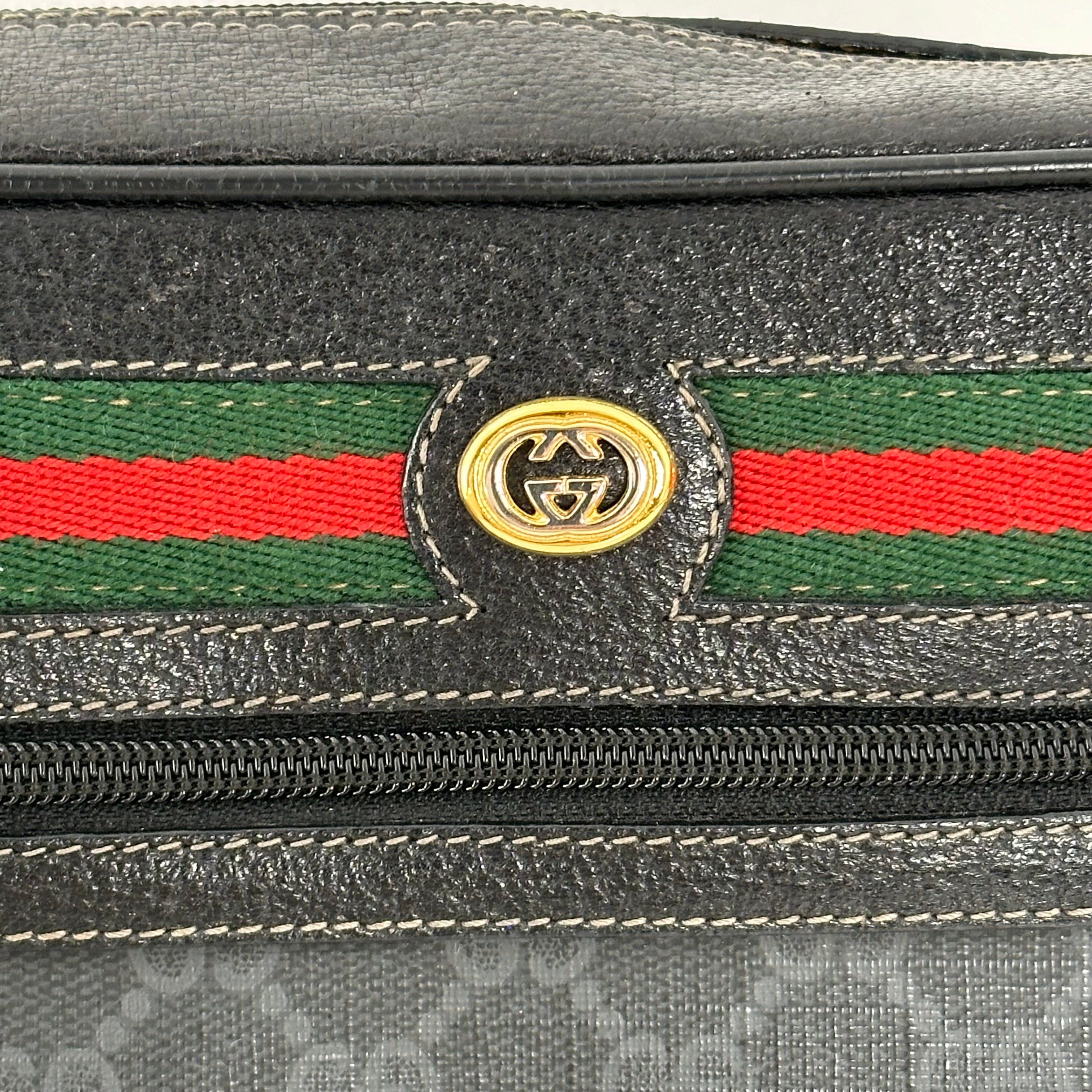 Black GG Supreme Crossbody