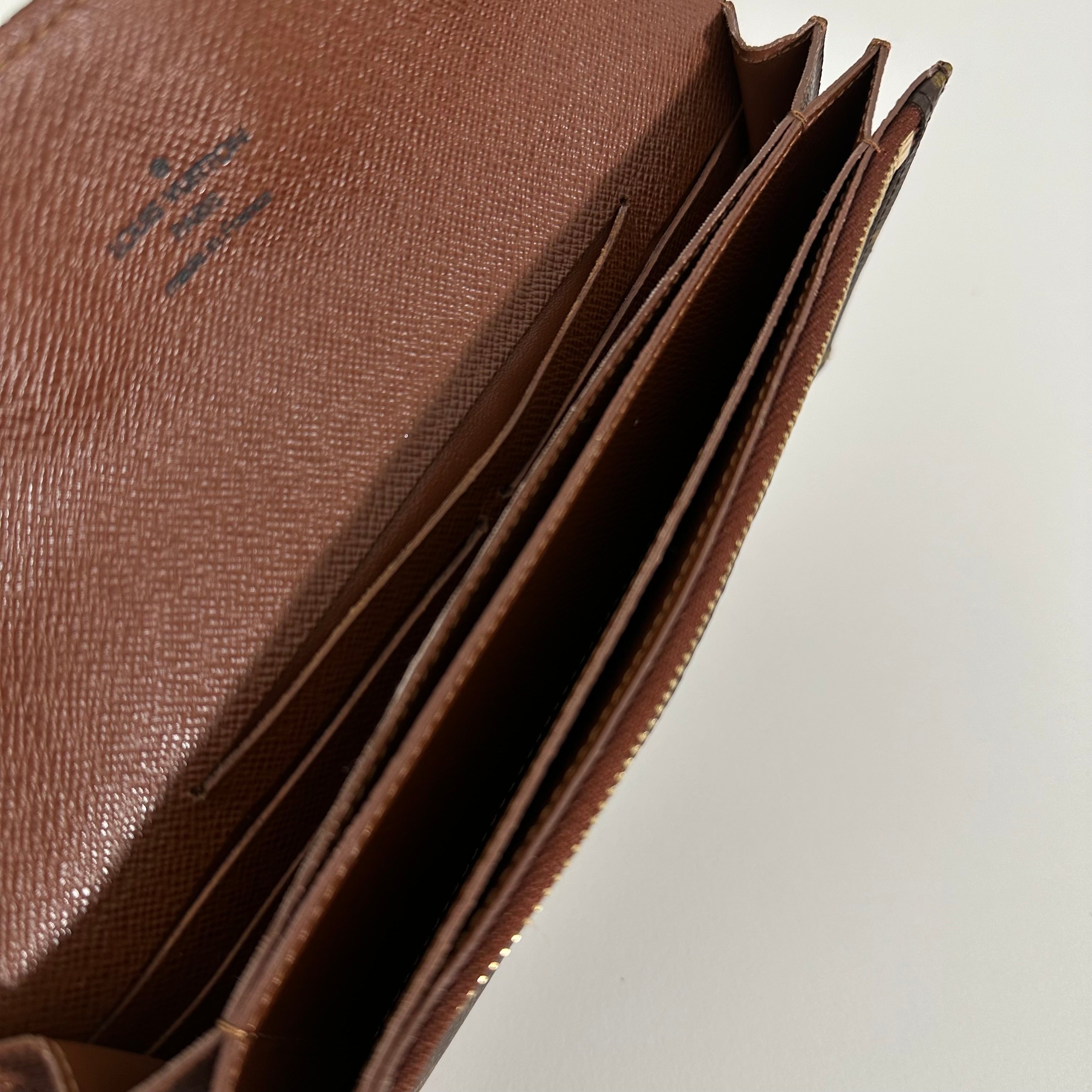 Monogram Double Snap Long Wallet