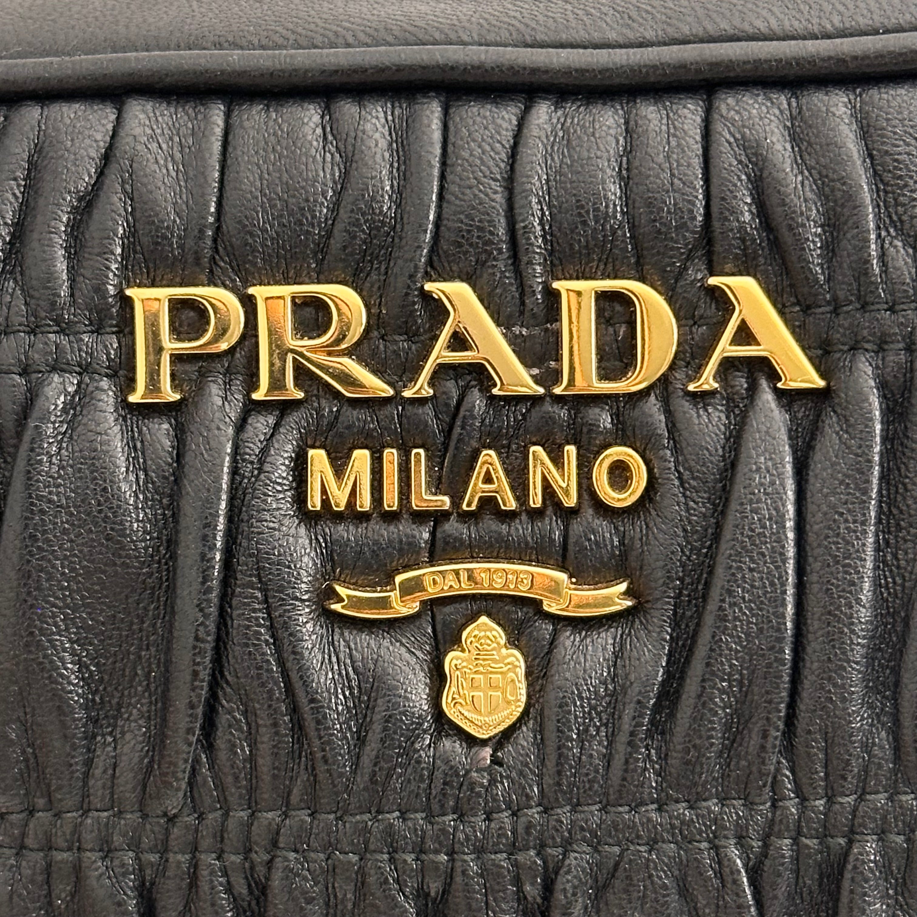 Bandoleria Nappa Gaufre Crossbody