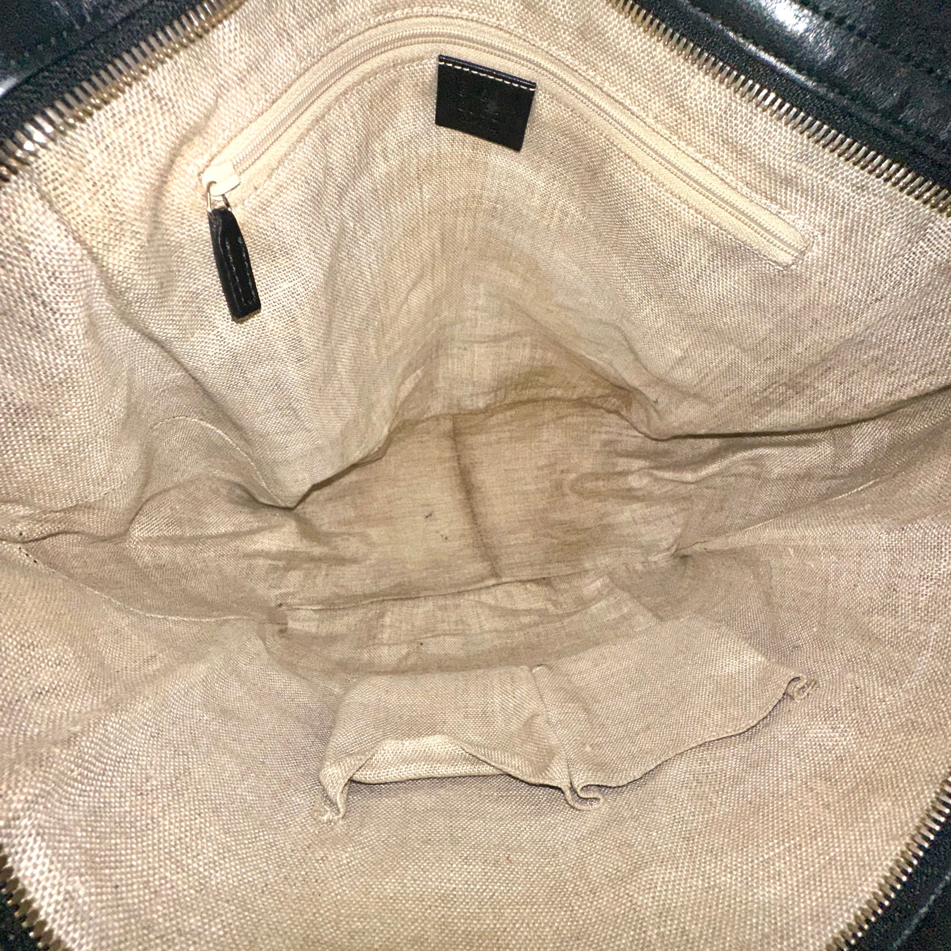 Black Microguccisima Tote