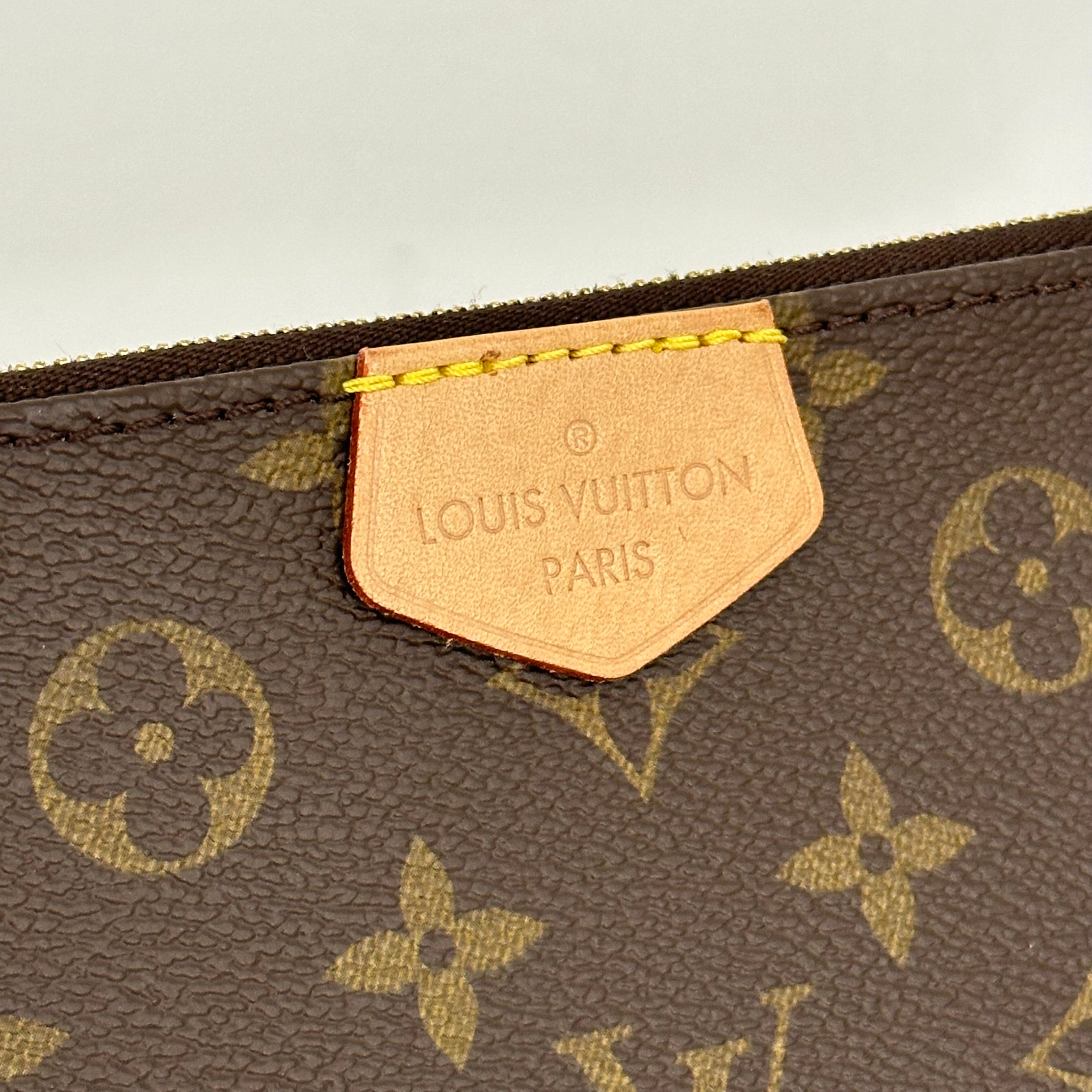 Large Multi Pochette Pouch with Generic Brand Strap/Chain