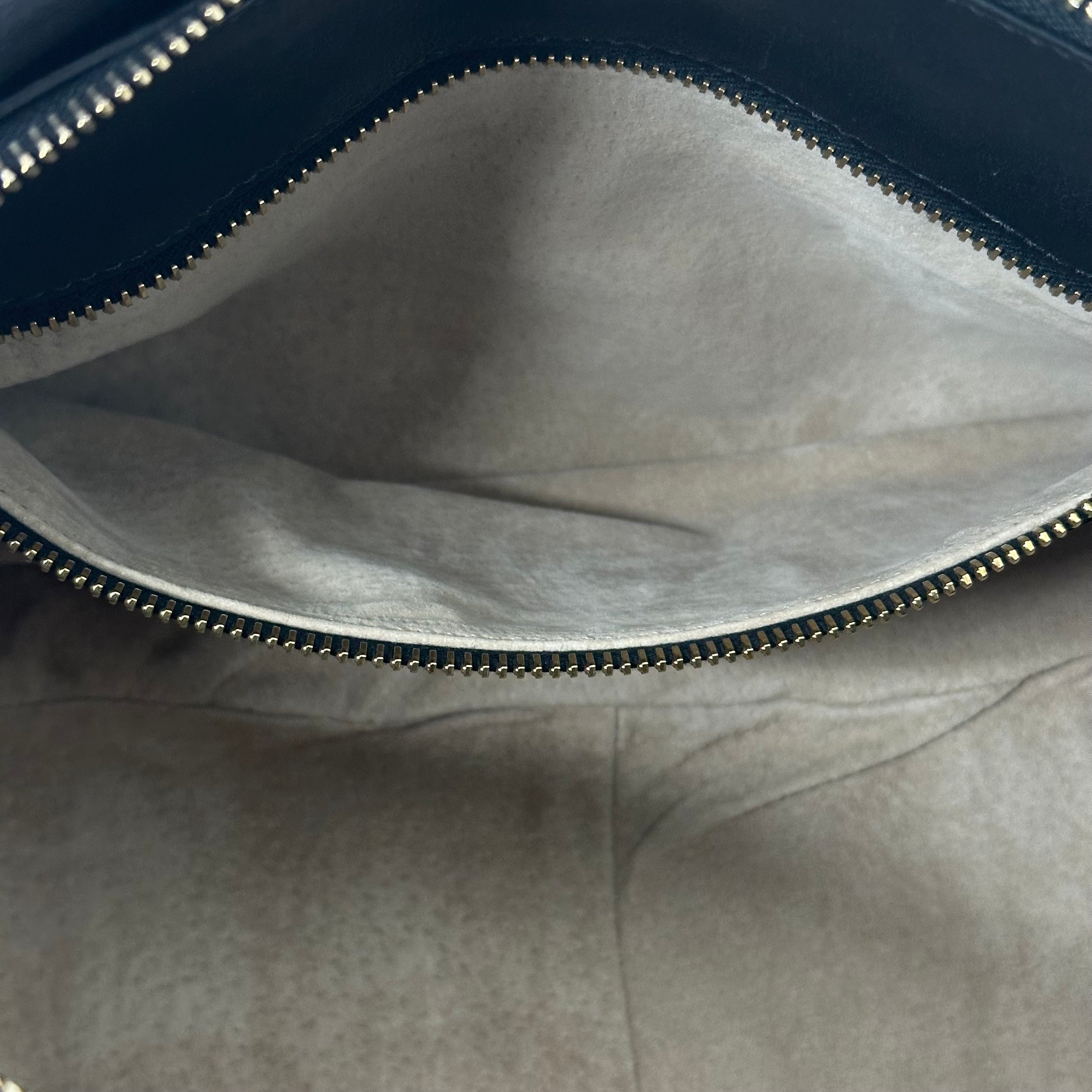 Bauletto Nero Calfskin Leather