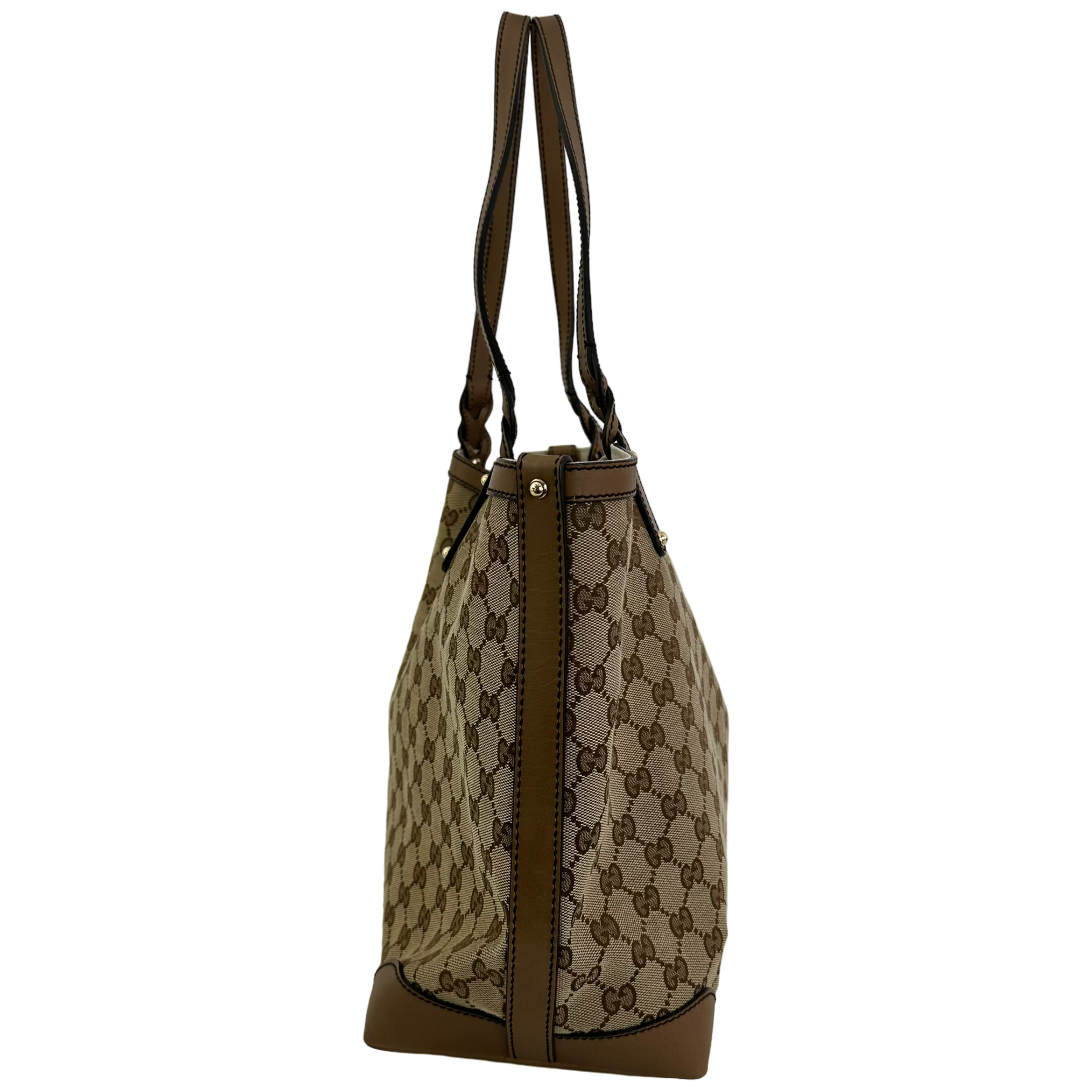 GG Brown Leather Tote