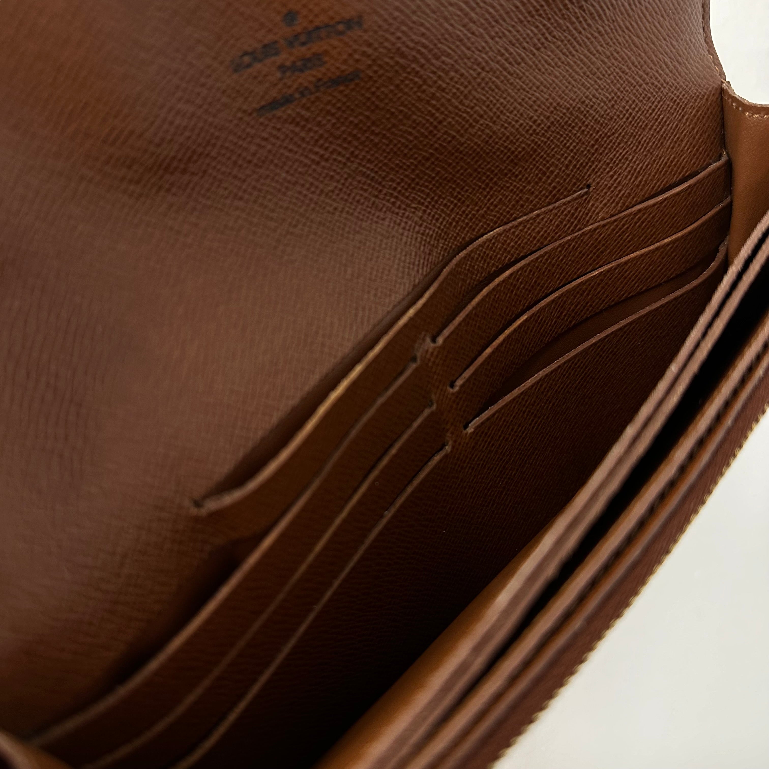 Monogram Double Snap Long Wallet