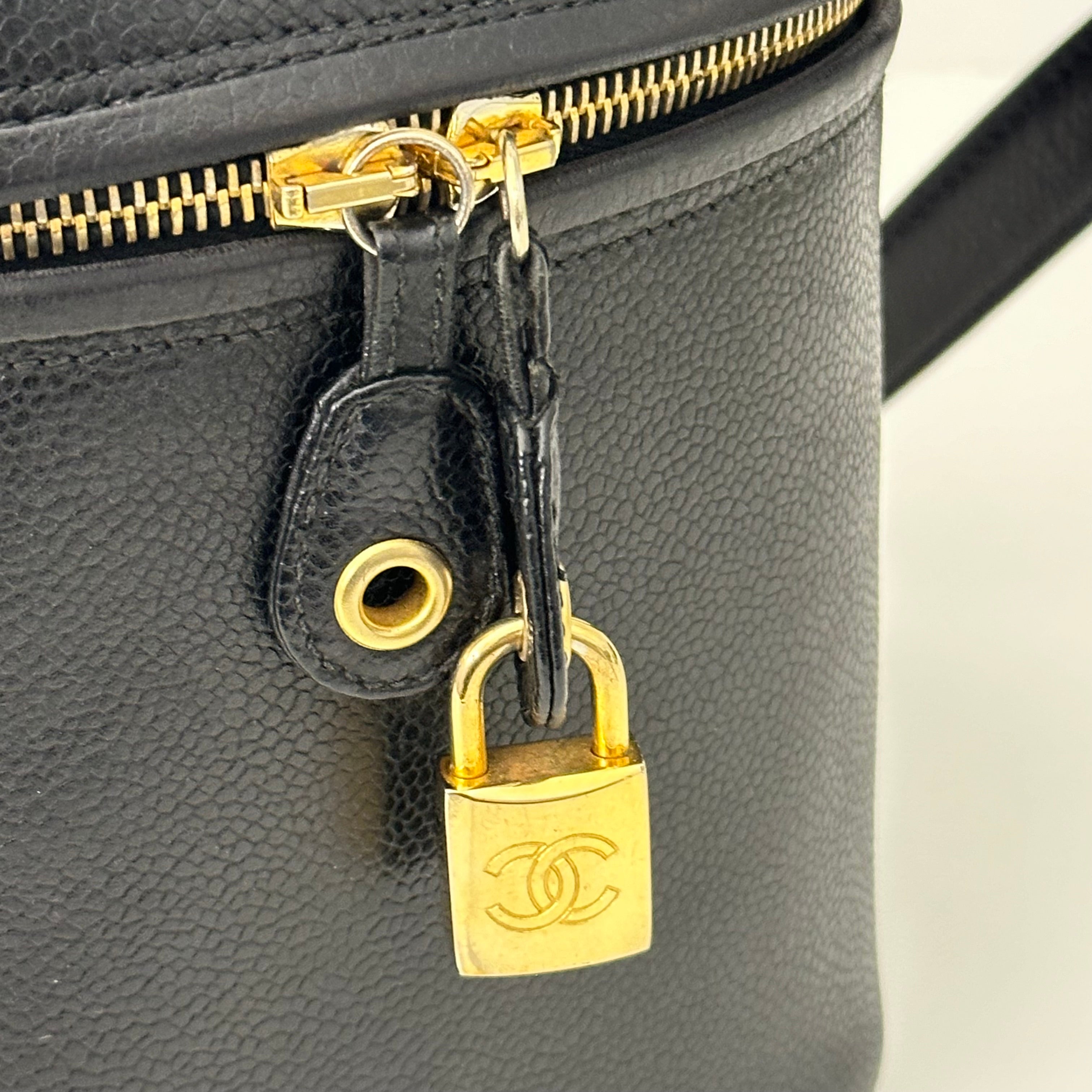 CC Caviar Vanity Case