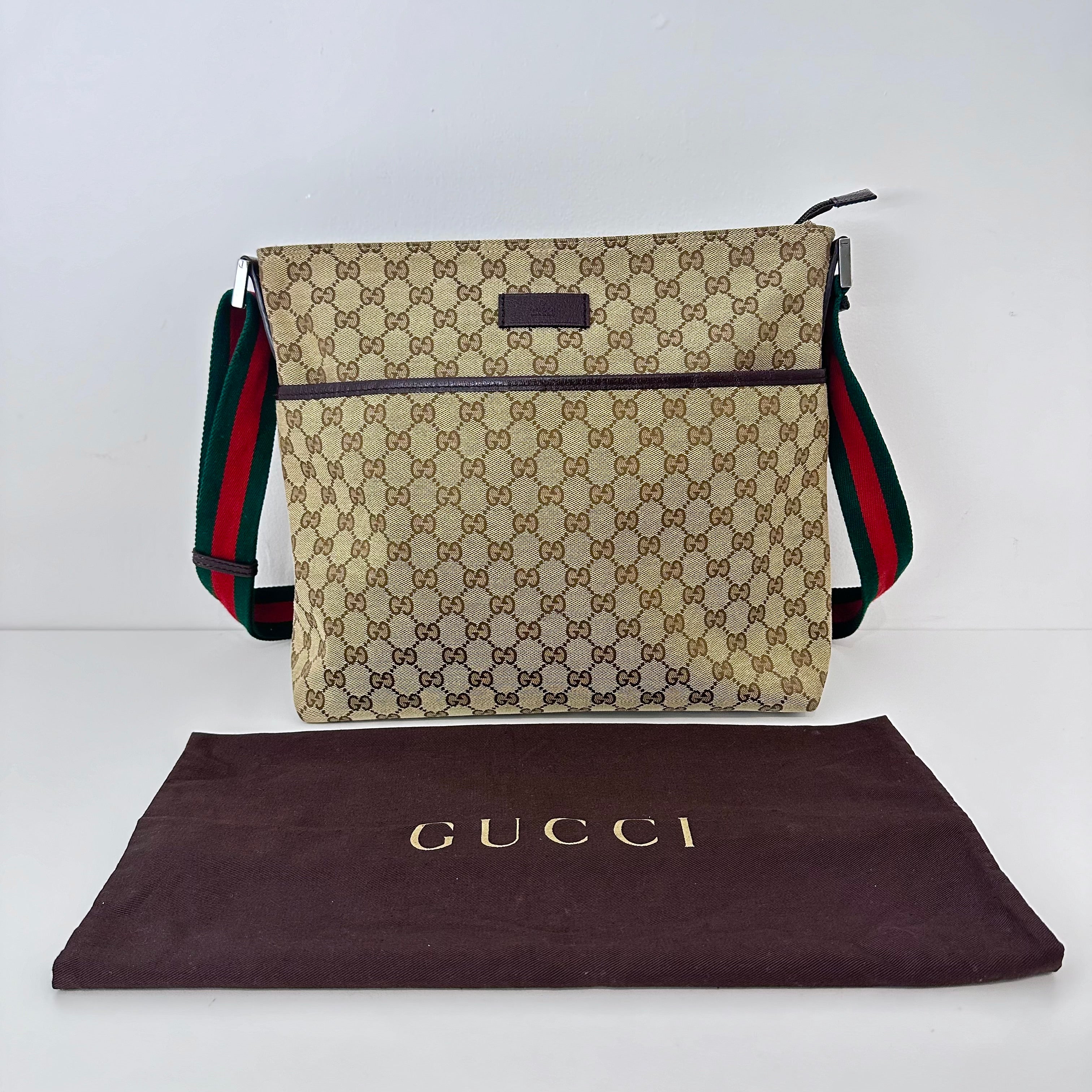GG Web Messenger Bag