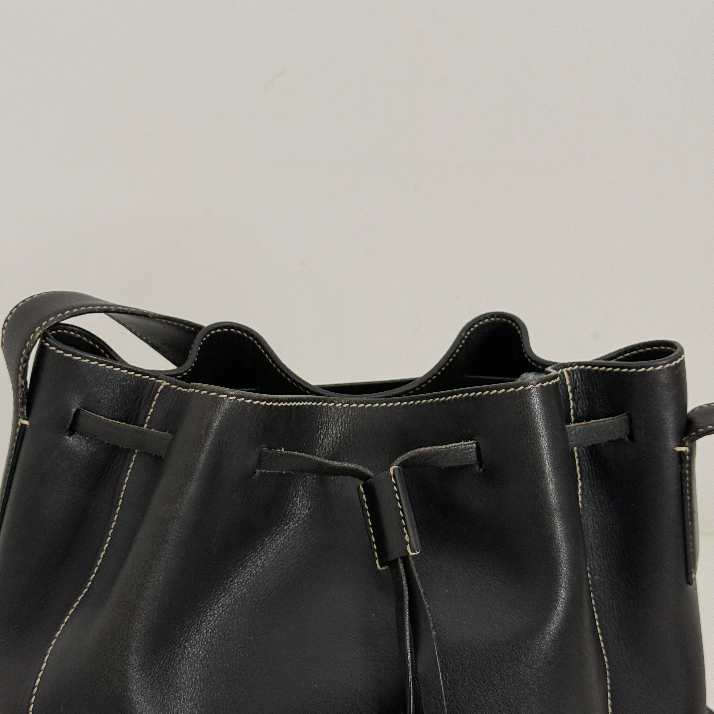Drawstring Bucket Bag