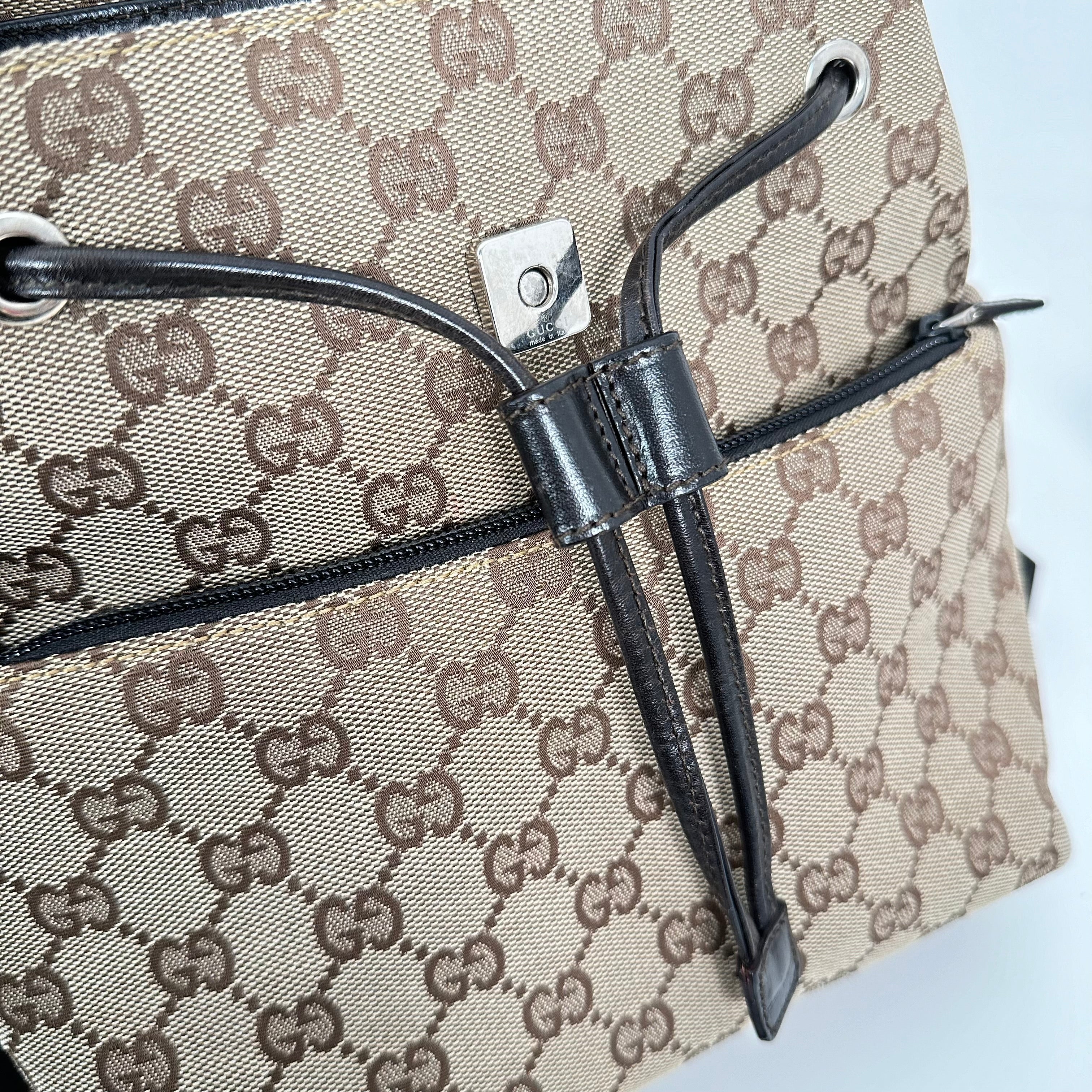 Small GG Web Backpack