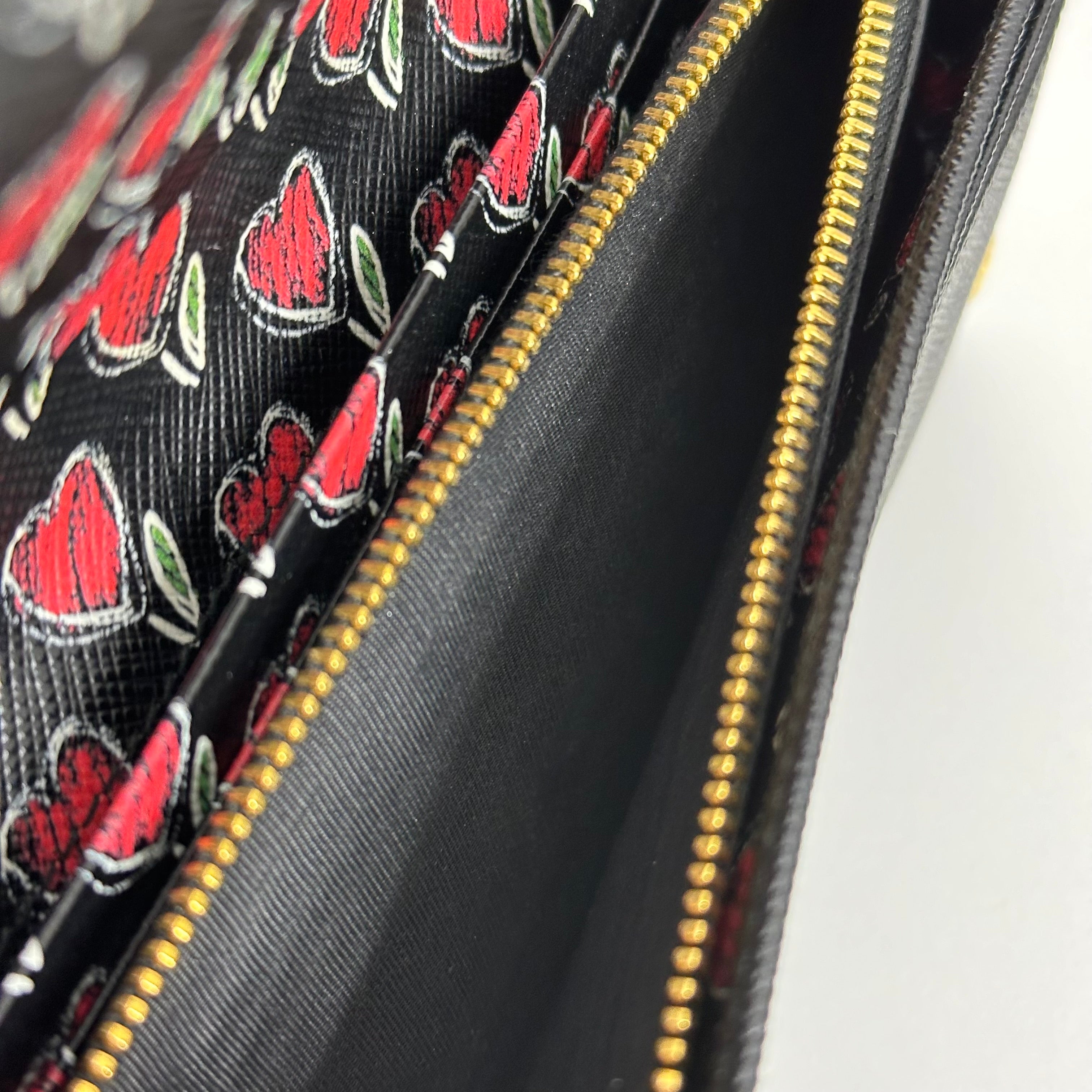 Saffiano Leather Long Wallet