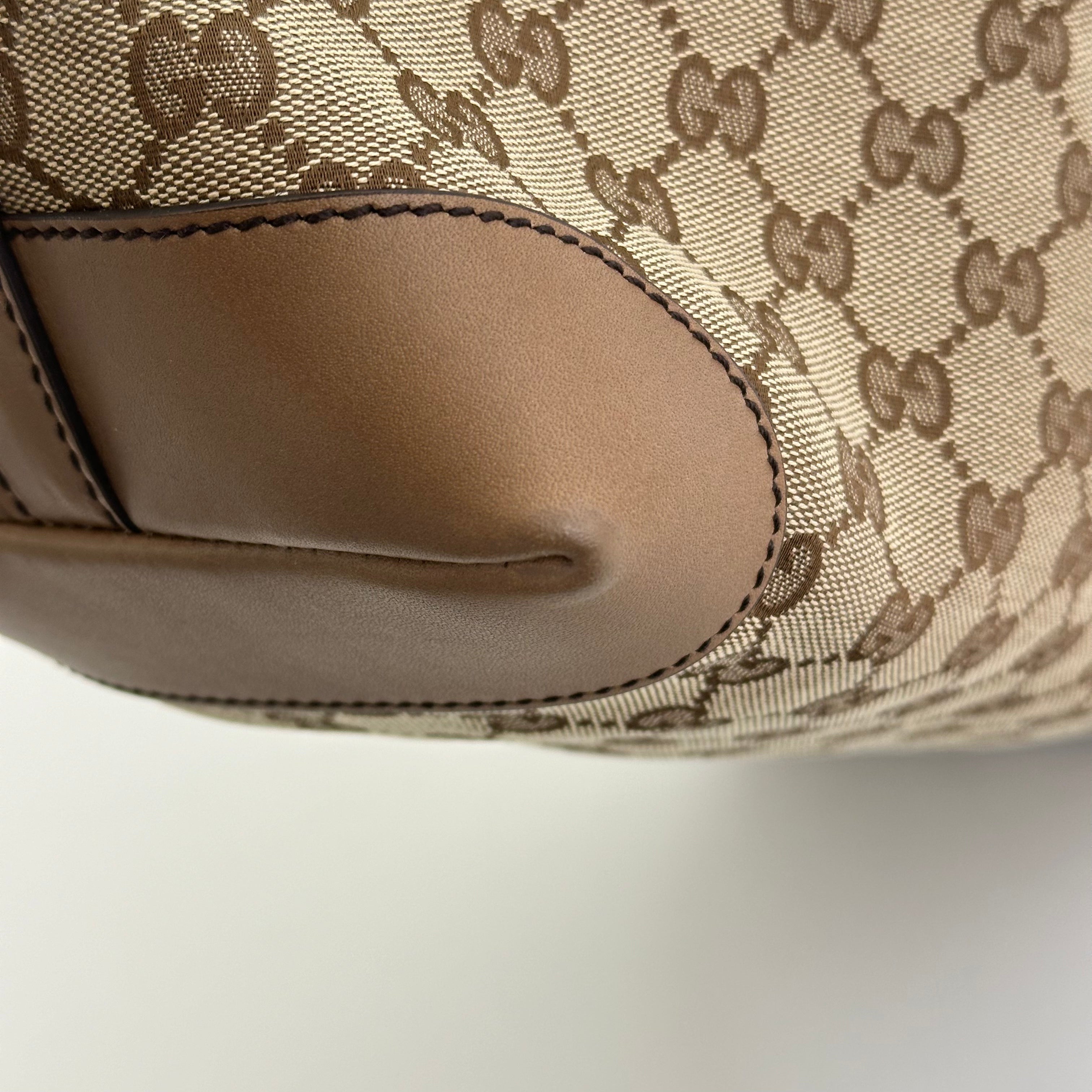 GG Brown Leather Tote