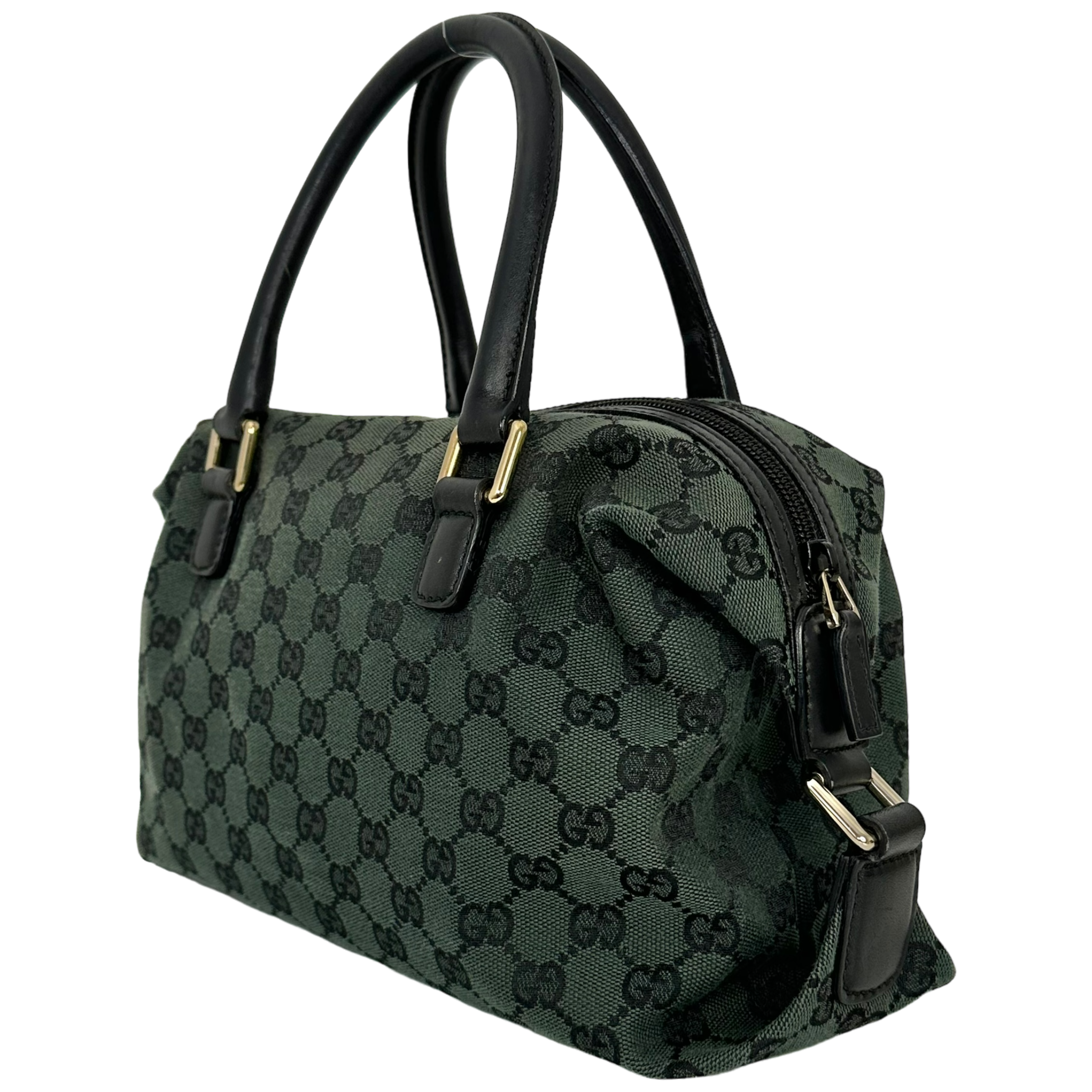 GG Canvas Boston Bag