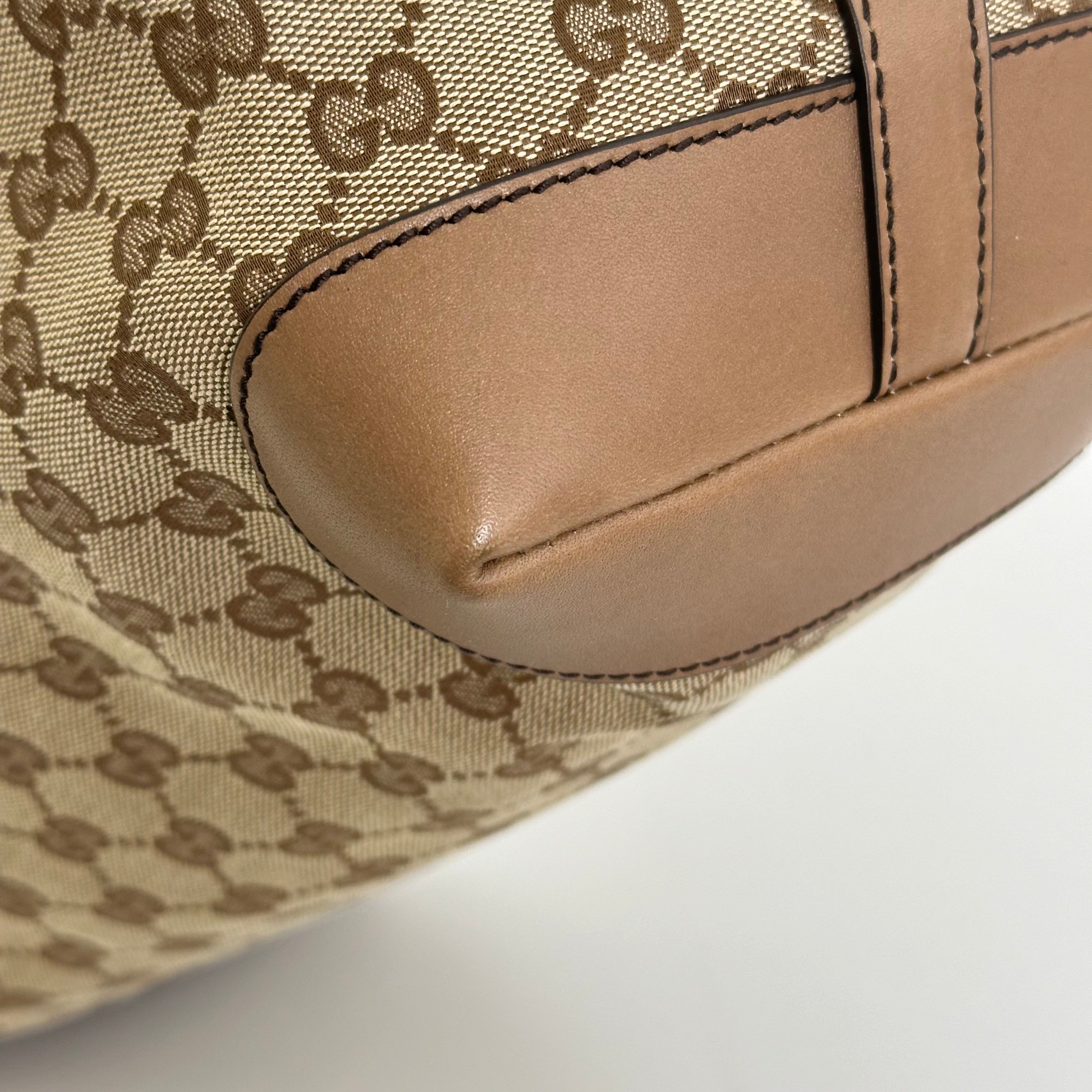 GG Brown Leather Tote