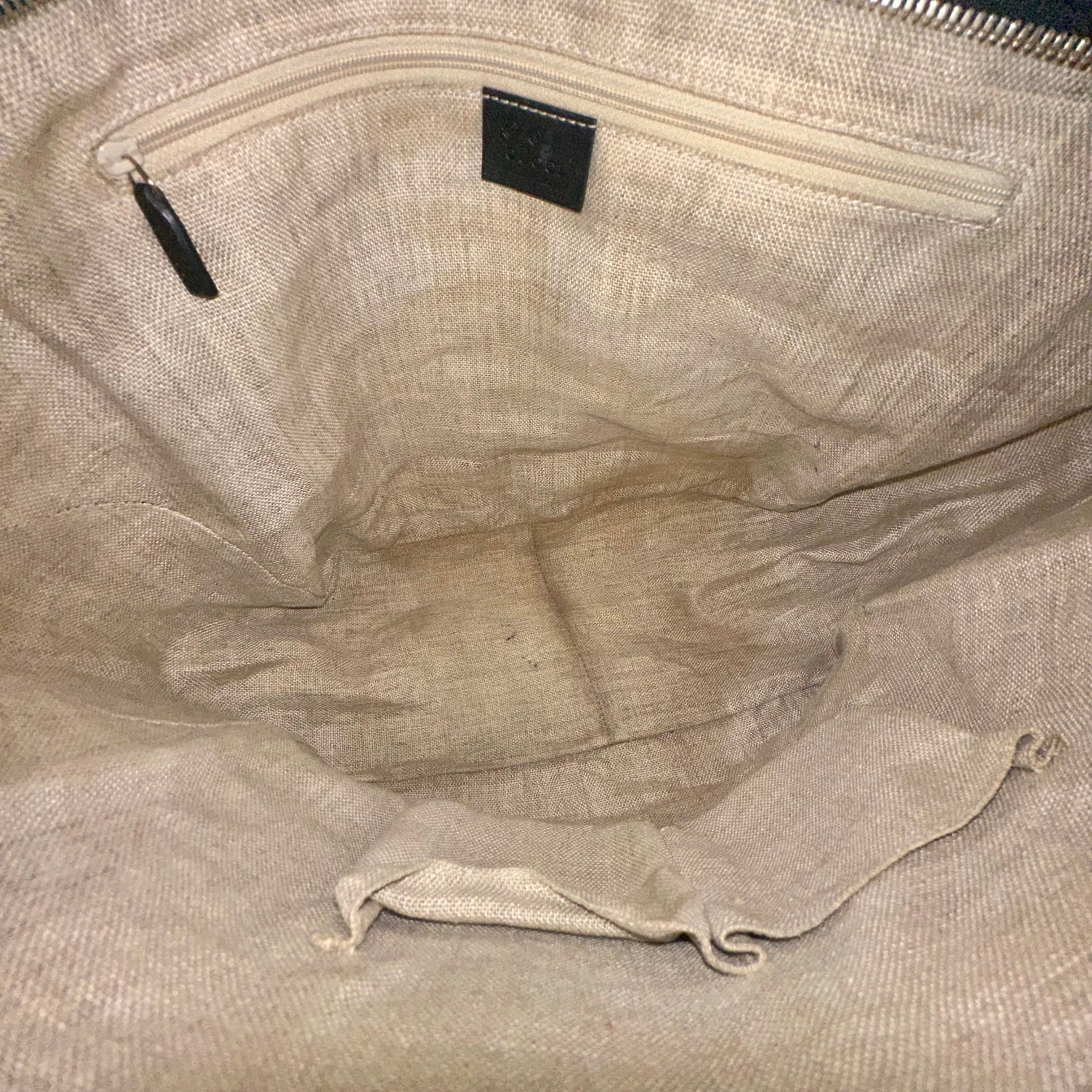 Black Microguccisima Tote