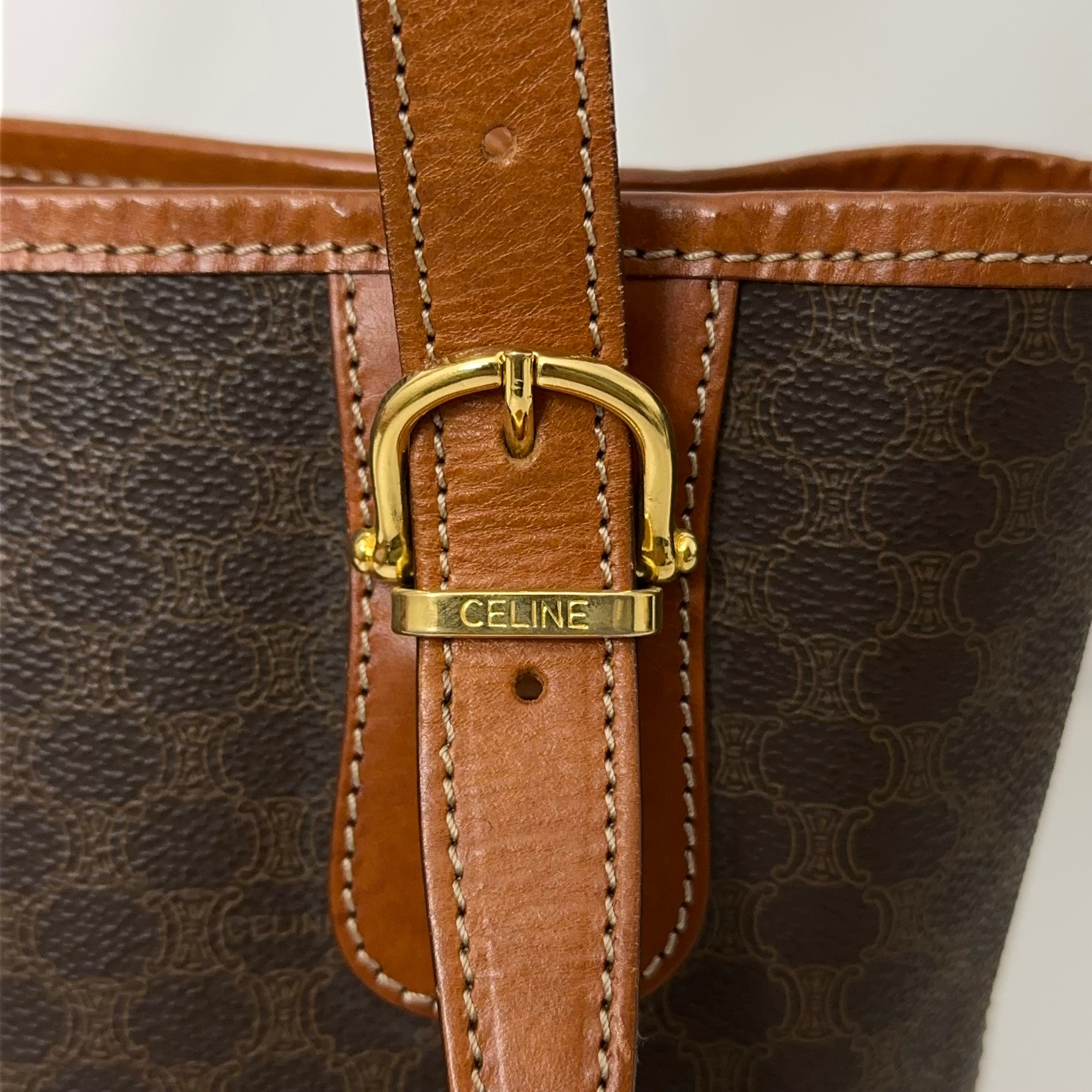 Vintage Macadam Bucket Bag