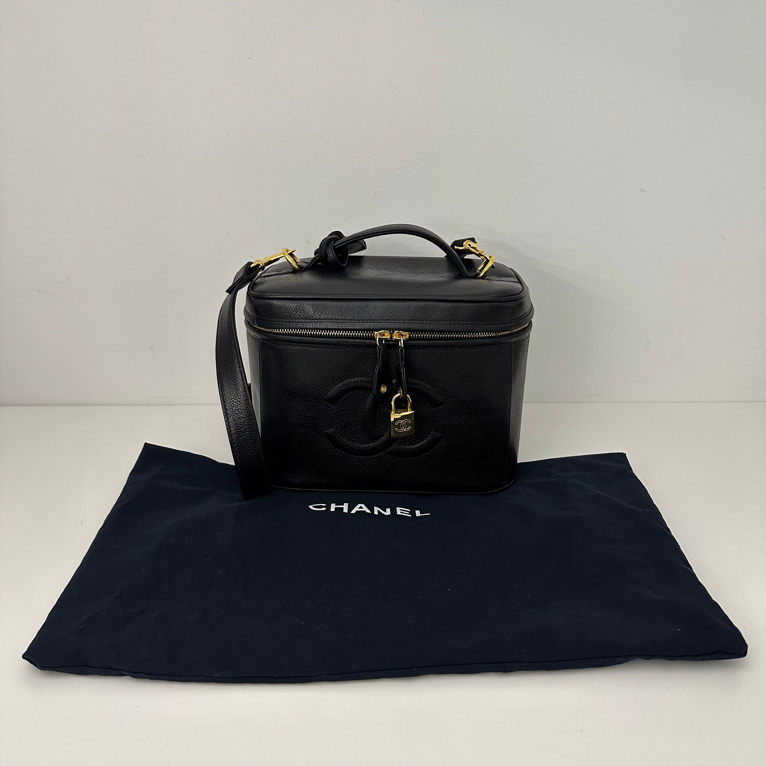 CC Caviar Vanity Case