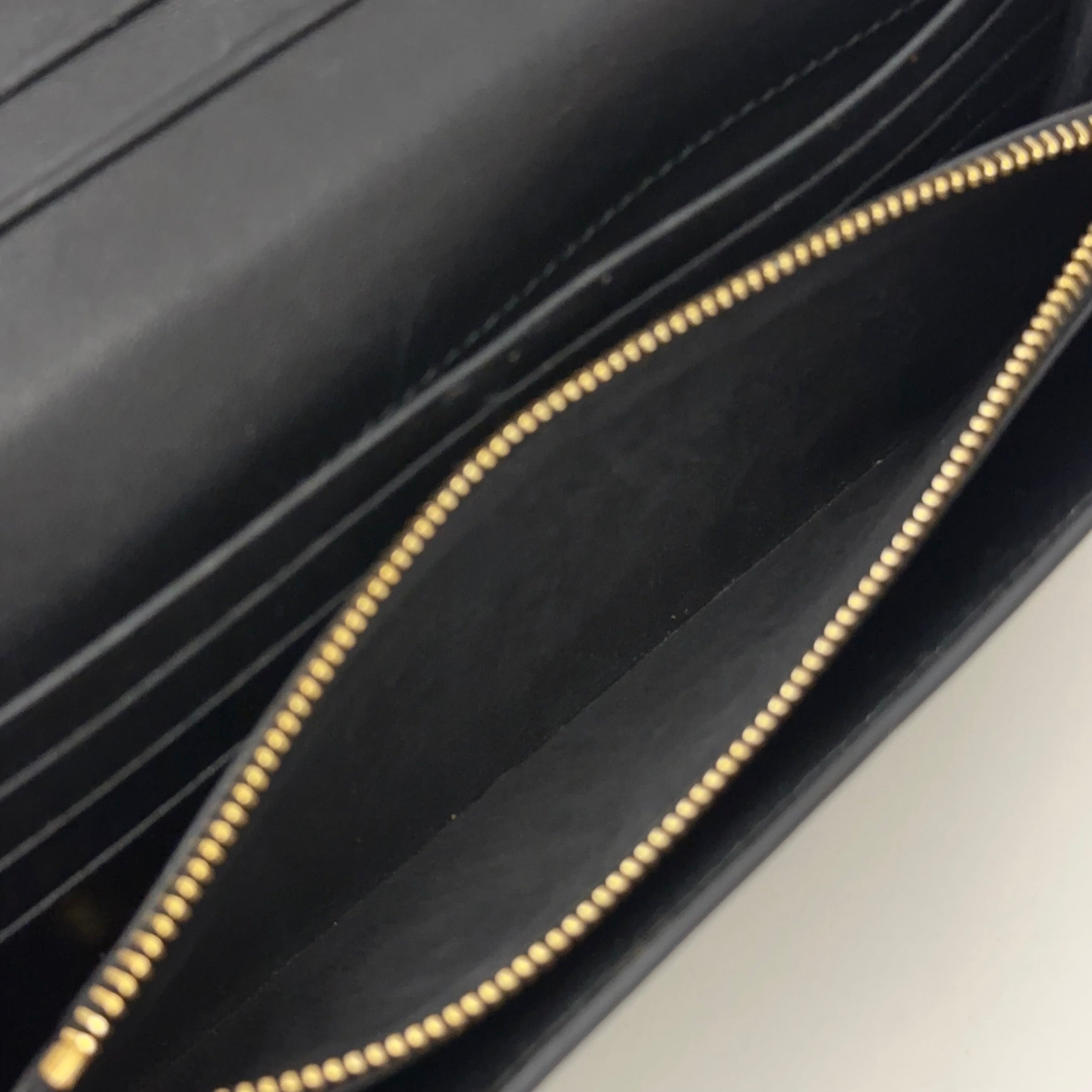 Saffiano Bow Wallet w/ Chain