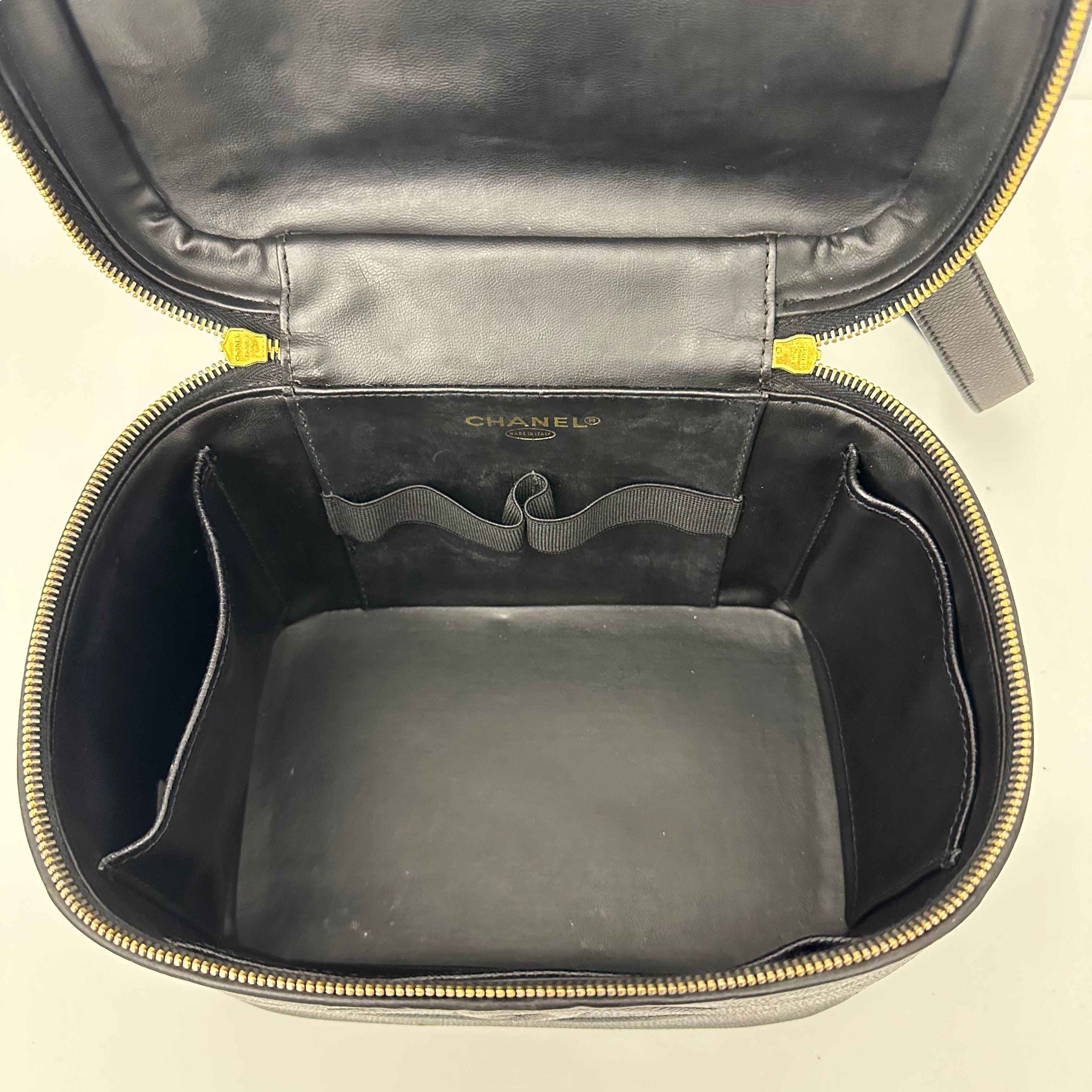 CC Caviar Vanity Case