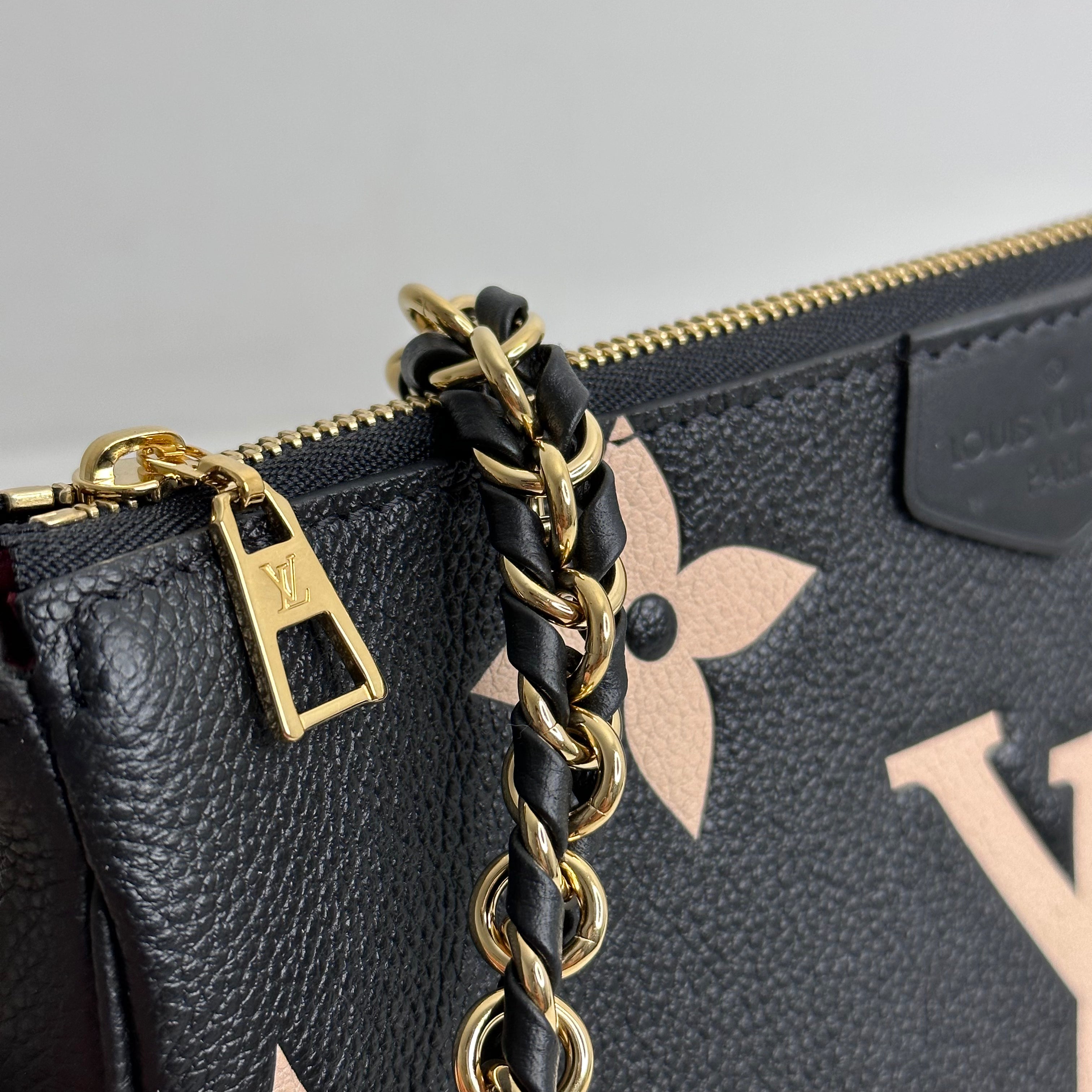 Bicolor Monogram Empreinte Leather Multi Pochette