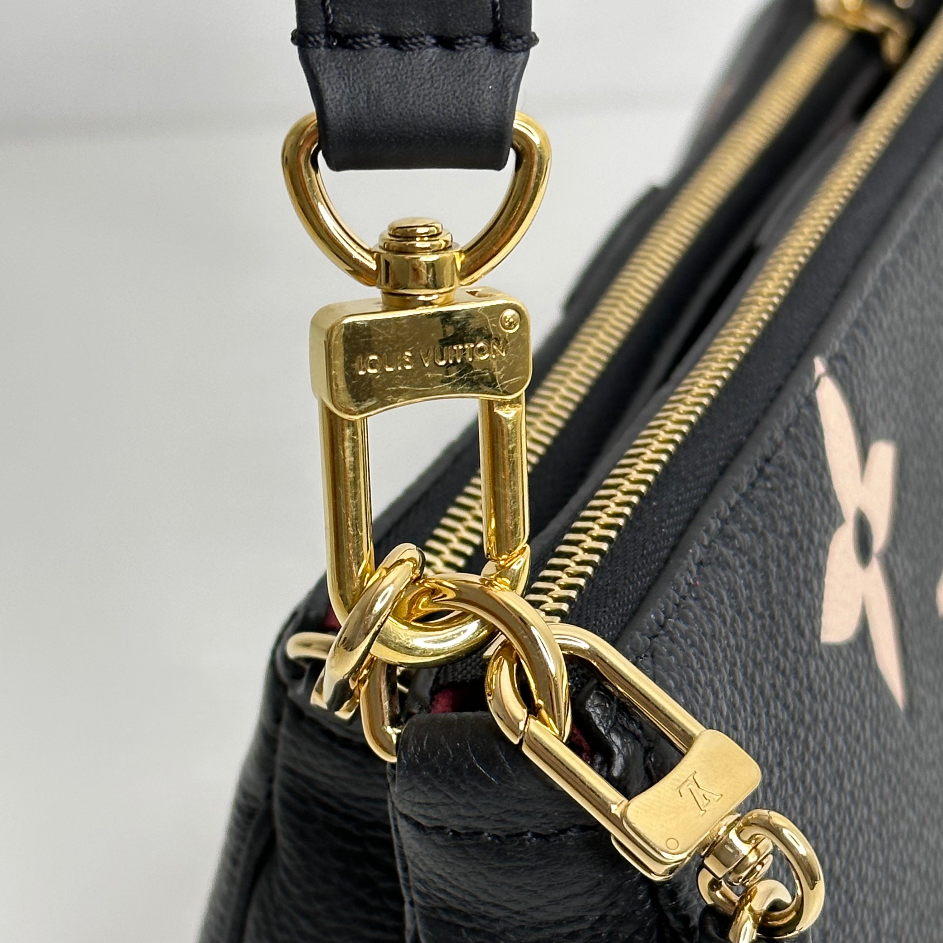 Bicolor Monogram Empreinte Leather Multi Pochette