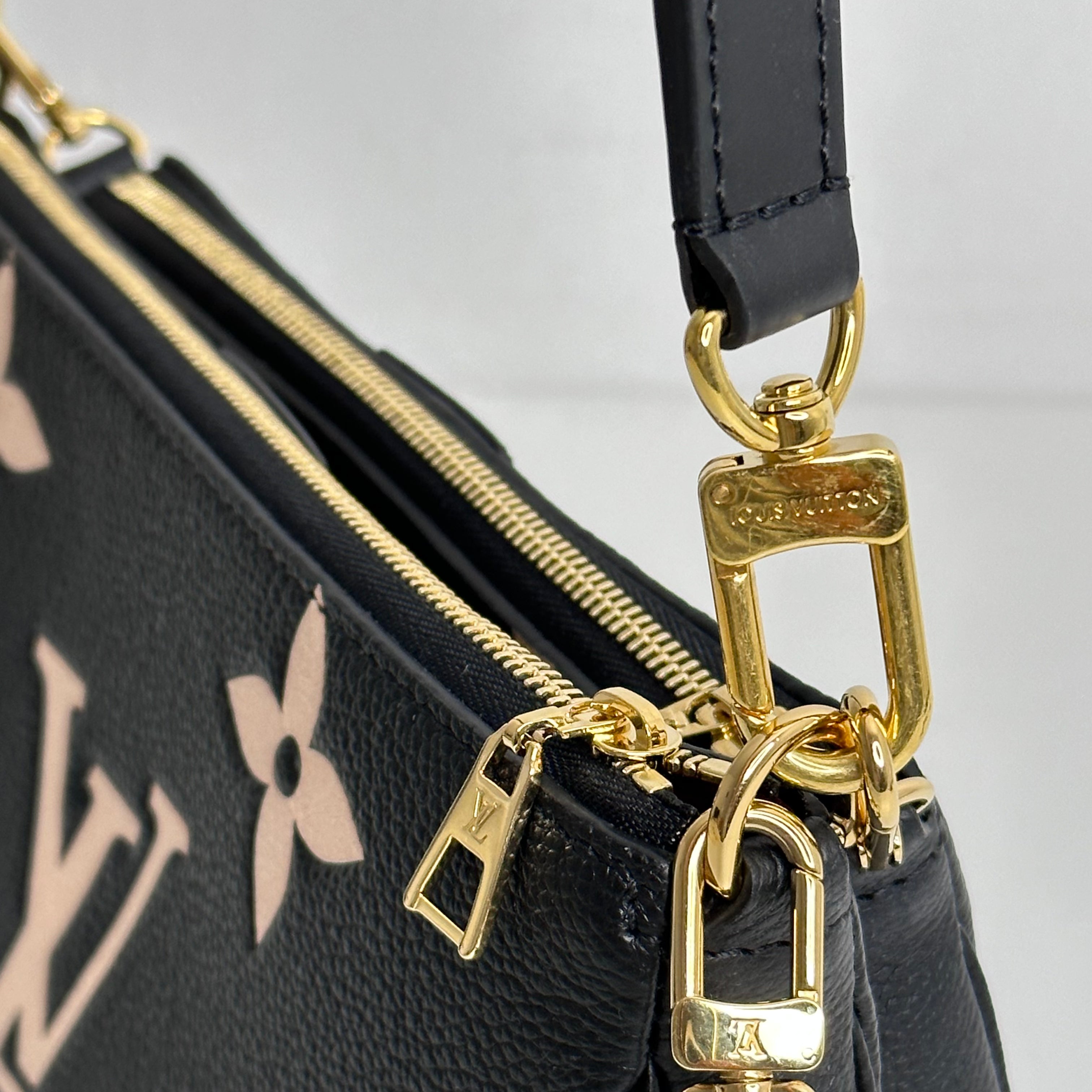 Bicolor Monogram Empreinte Leather Multi Pochette