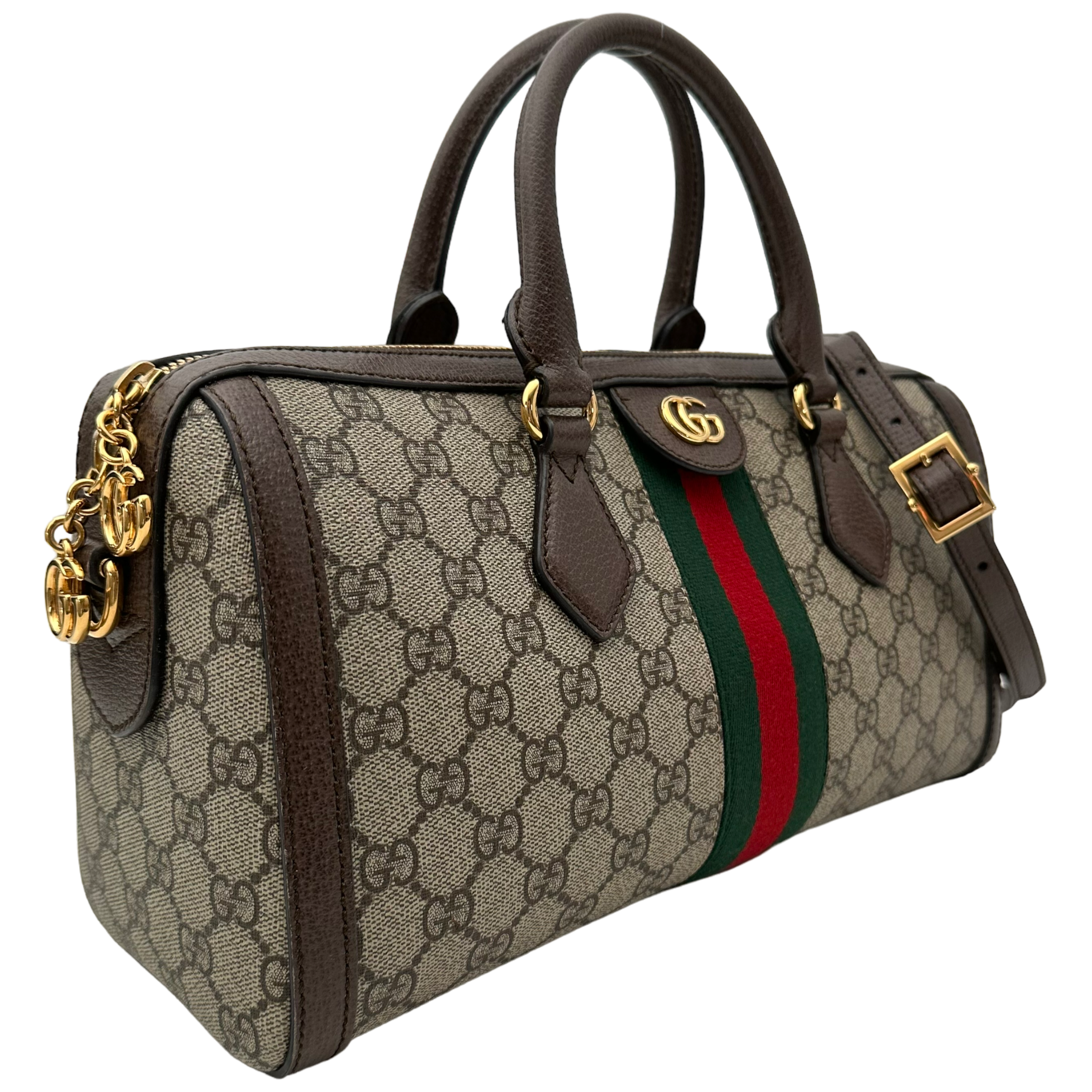 Medium Ophidia Boston Bag