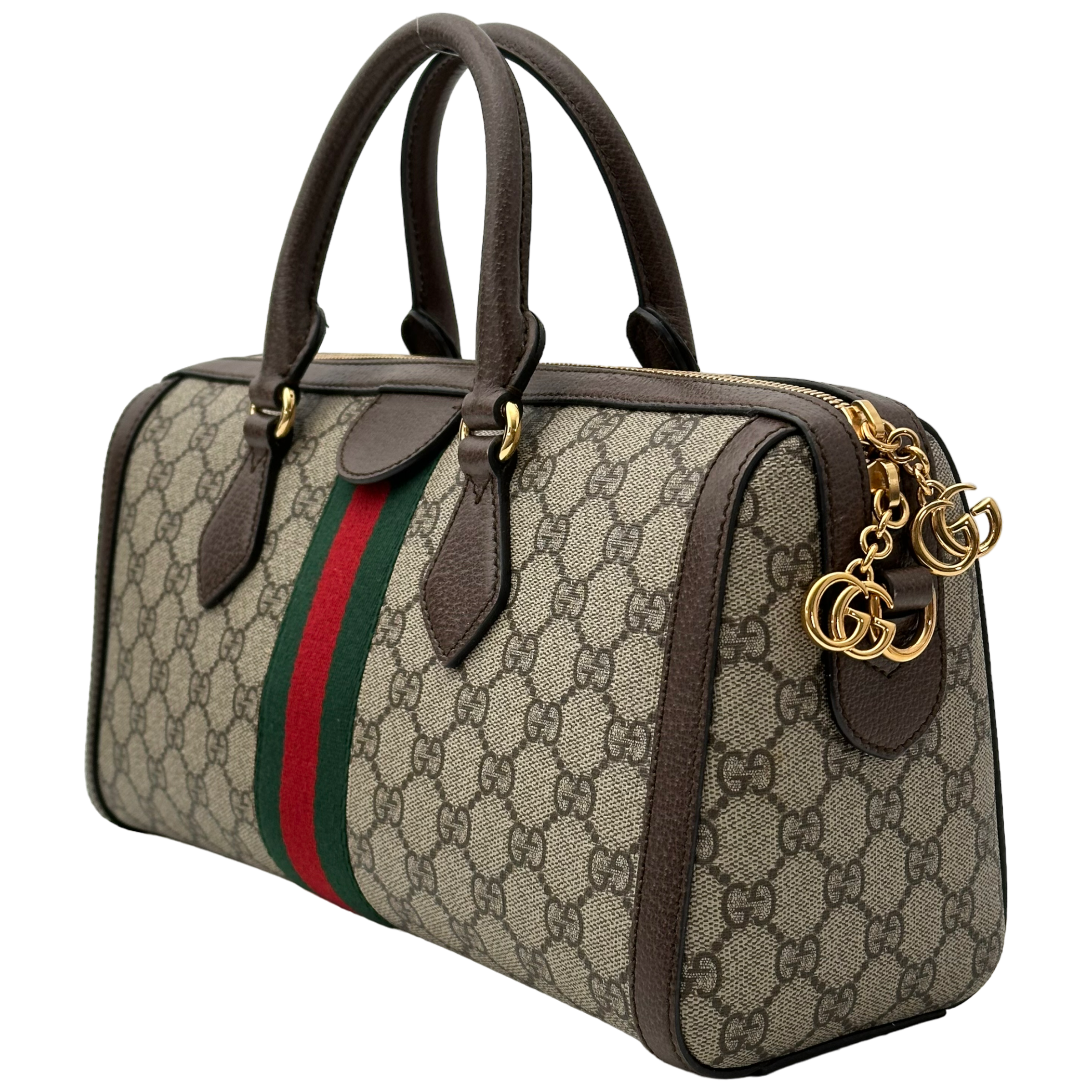 Medium Ophidia Boston Bag