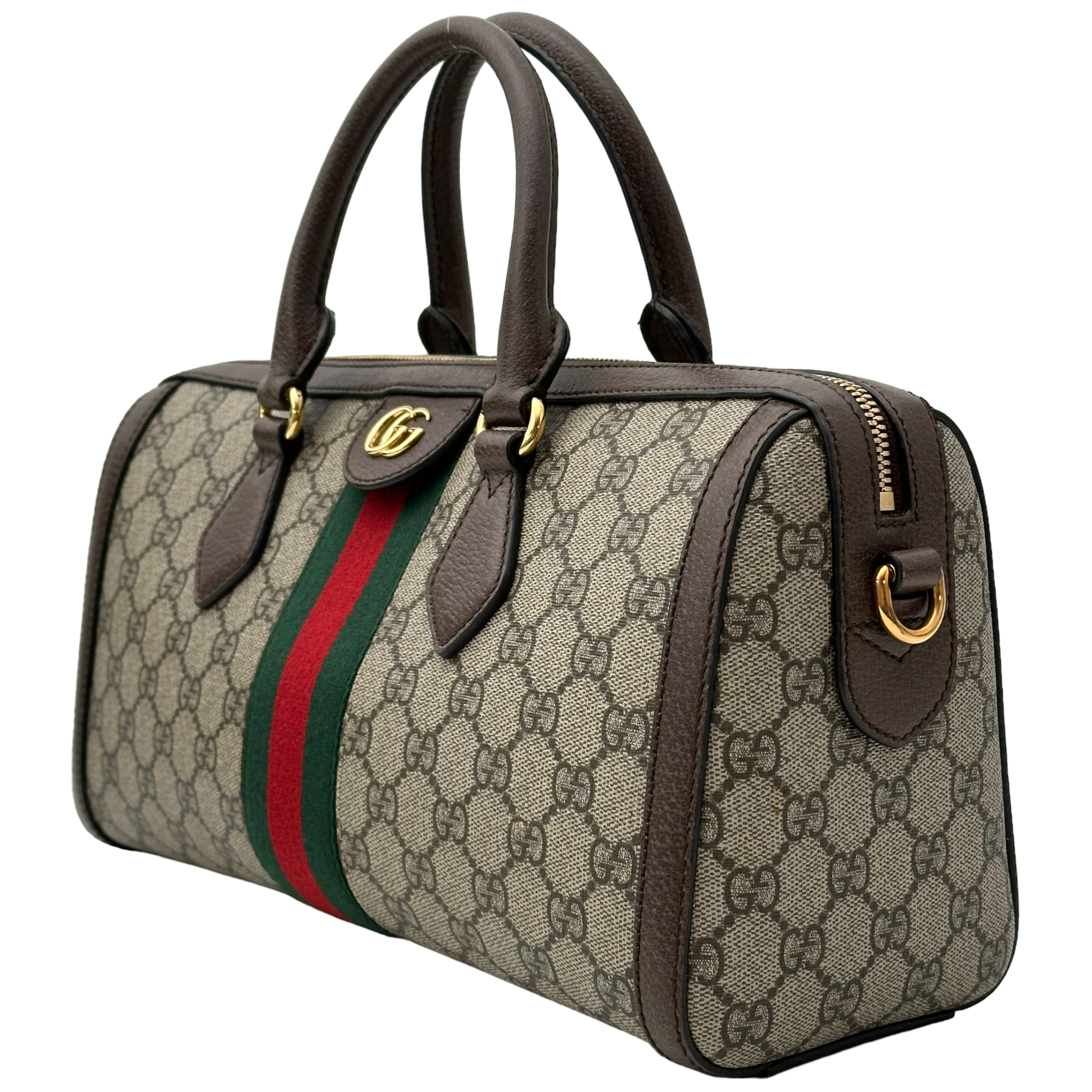 Medium Ophidia Boston Bag