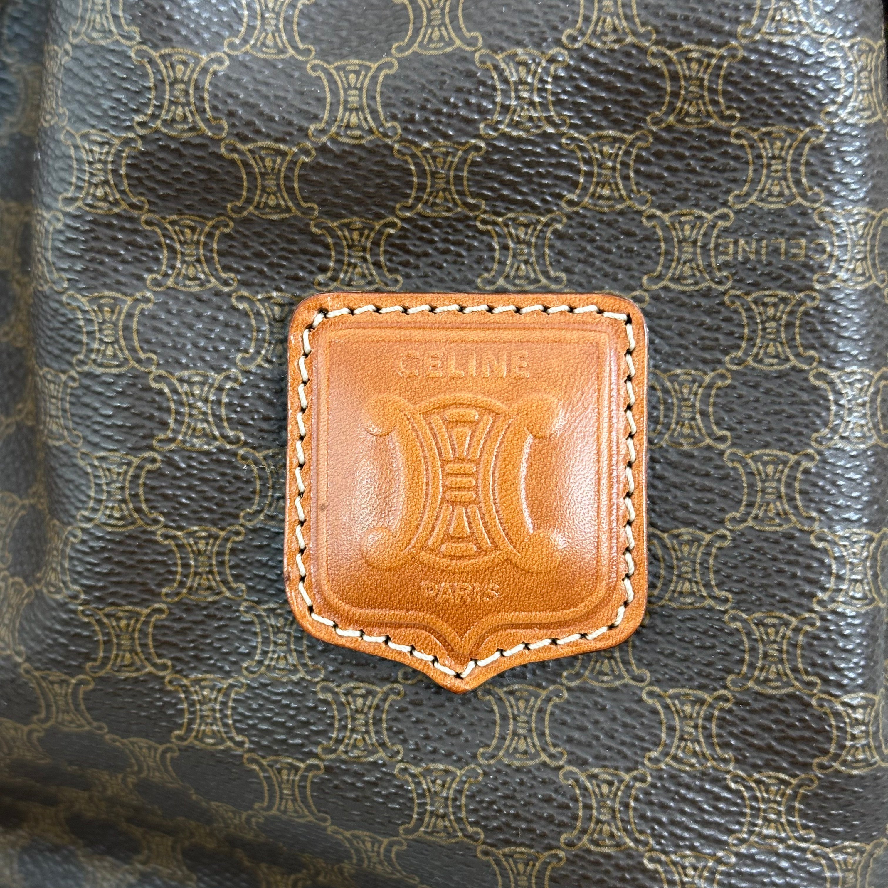 Vintage Macadam Bucket Bag w/Pouch