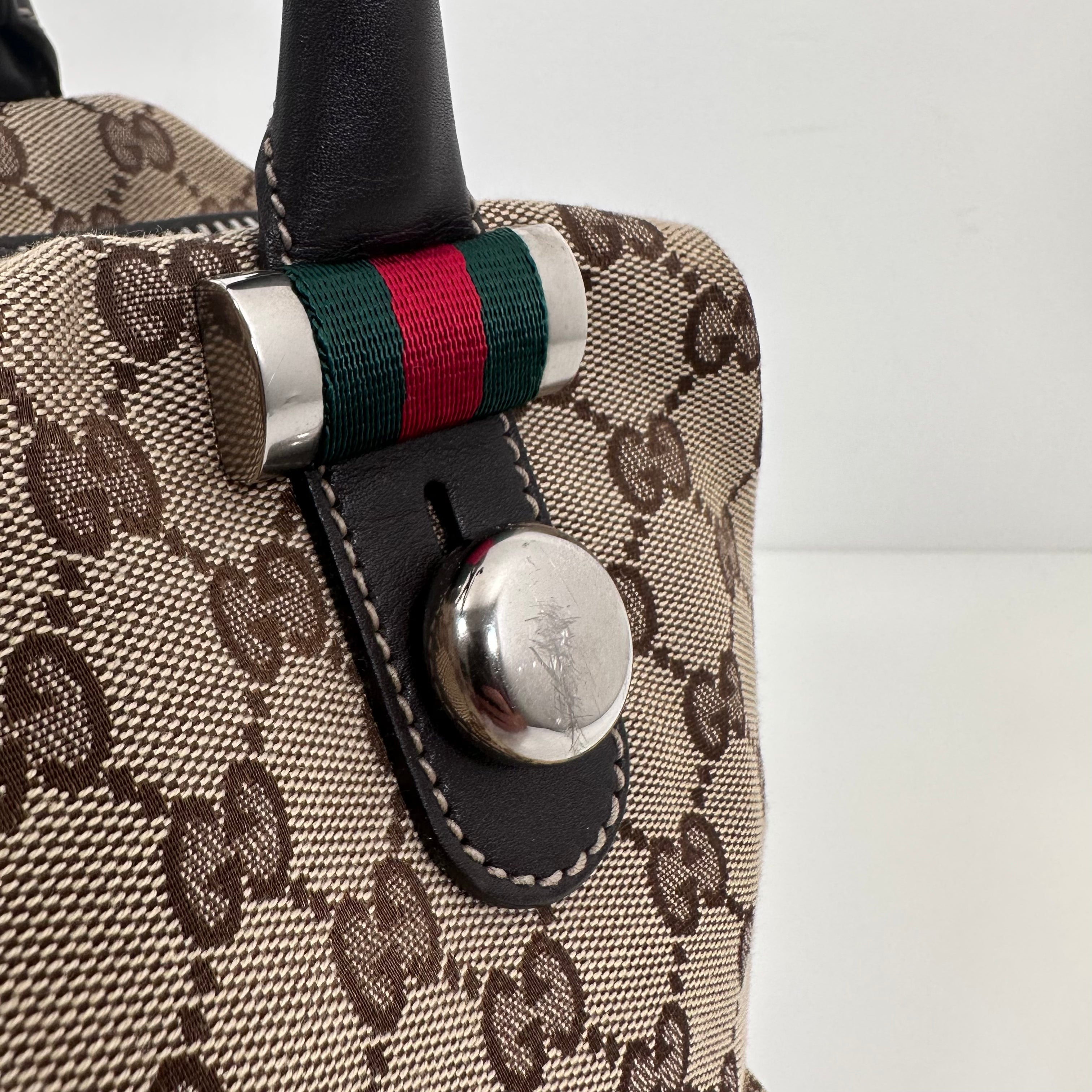 Vintage GG Canvas Handbag