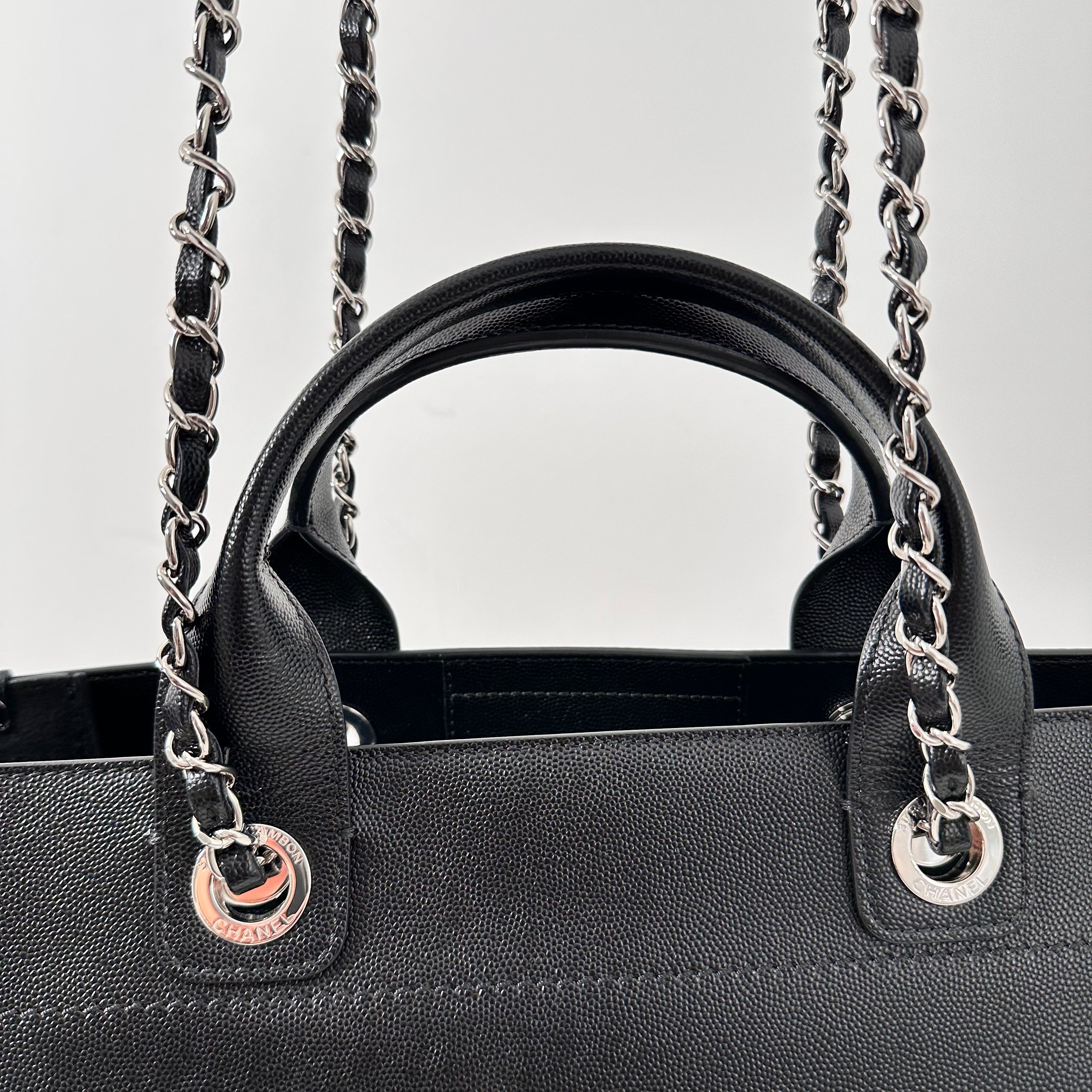 Medium Studded Deauville Shopping Bag