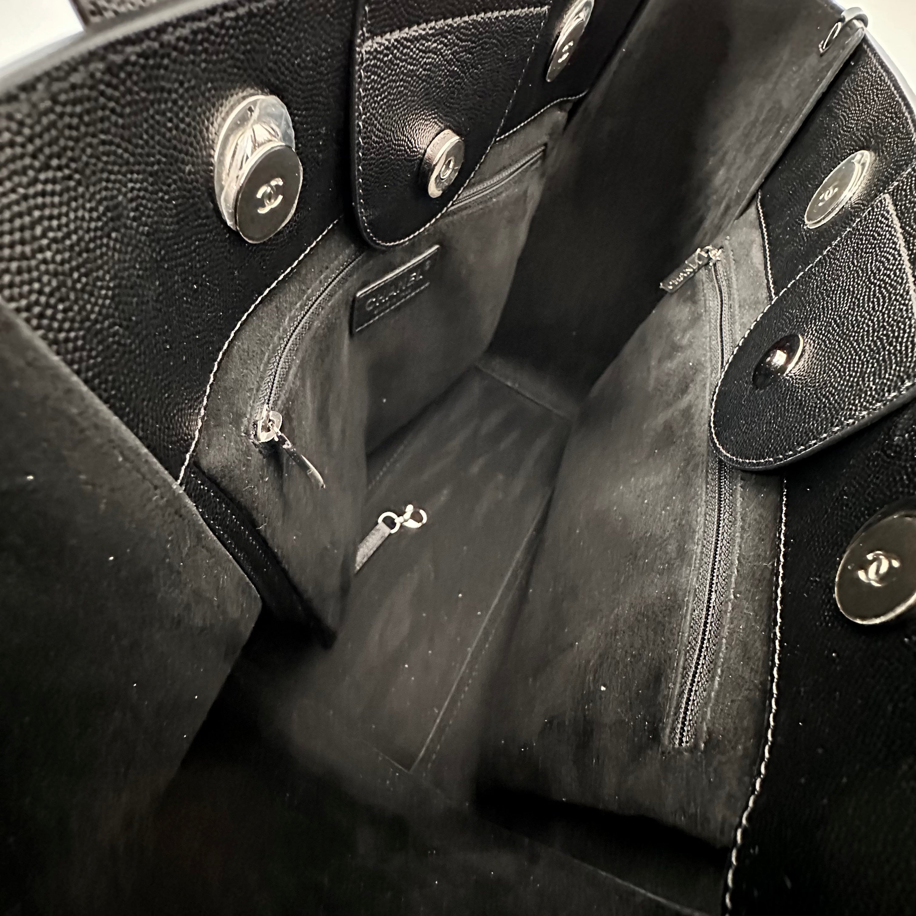 Medium Studded Deauville Shopping Bag