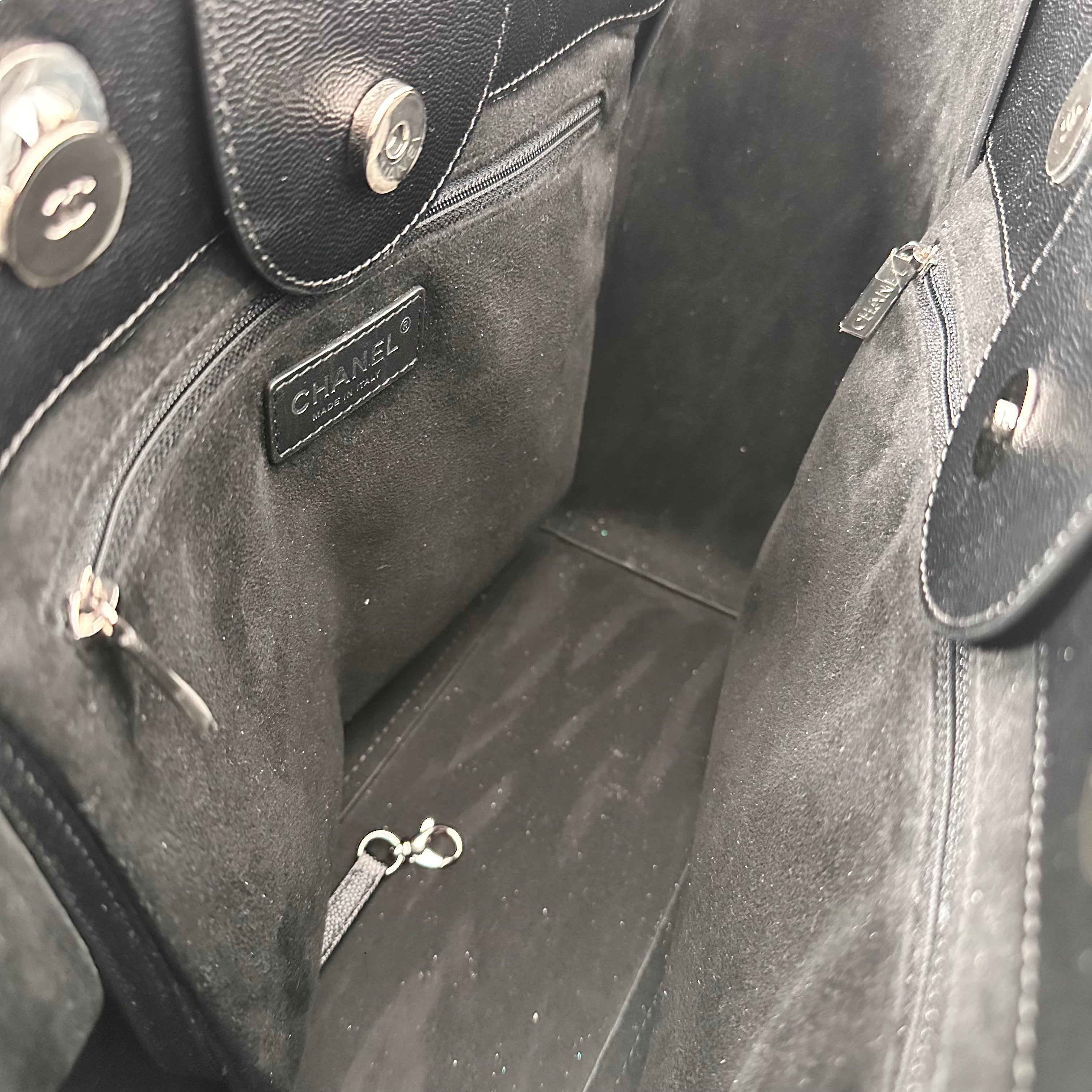 Medium Studded Deauville Shopping Bag