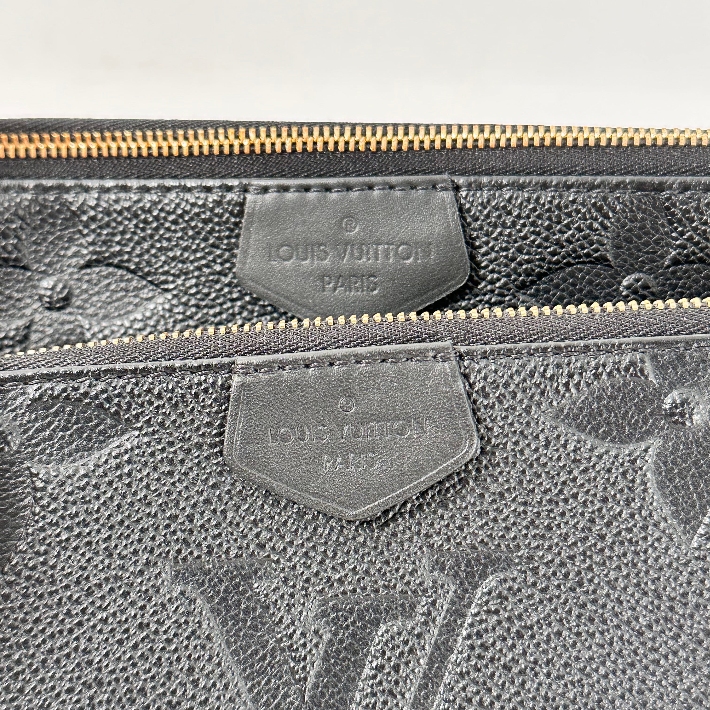 Black Monogram Empreinte Leather Multi Pochette