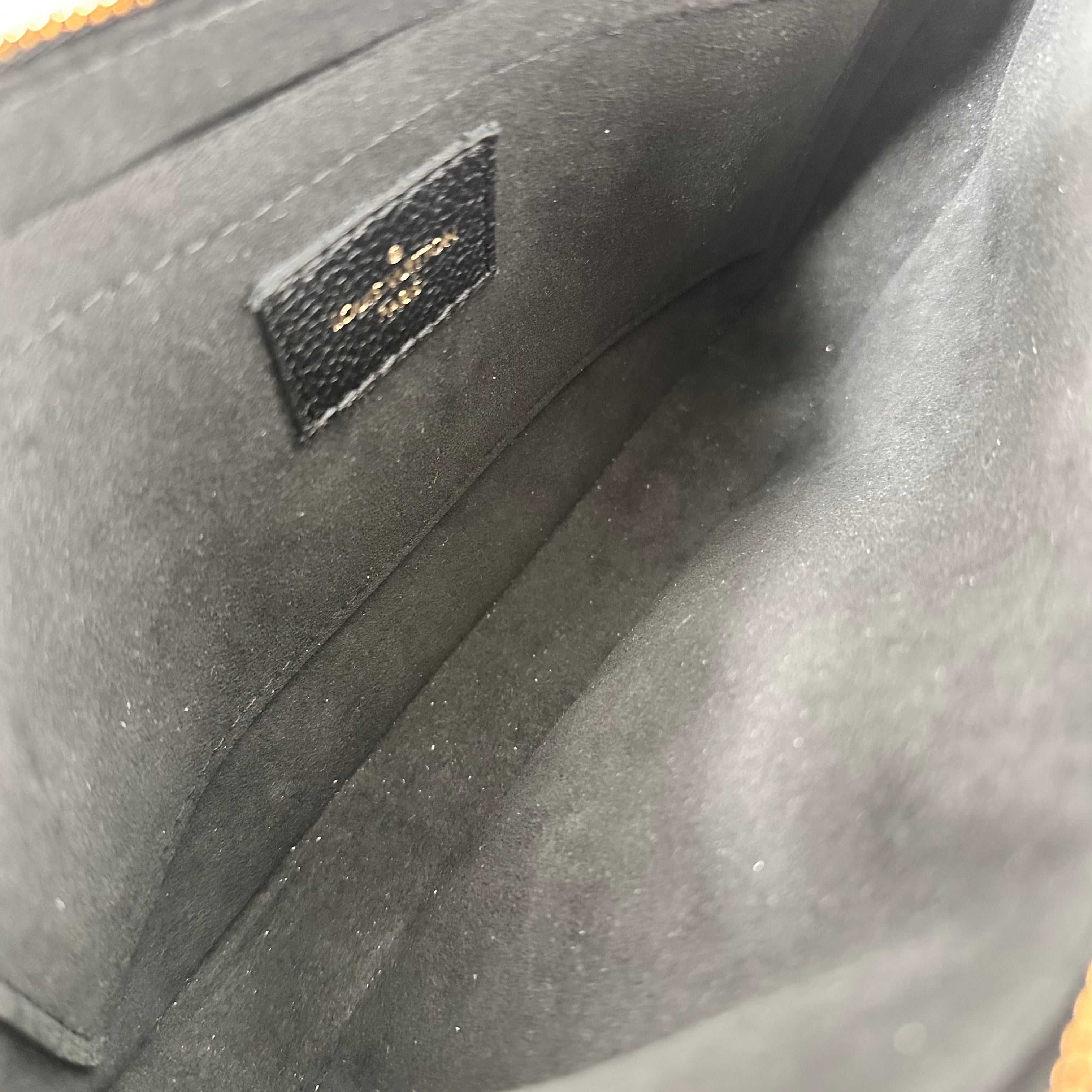 Black Monogram Empreinte Leather Multi Pochette