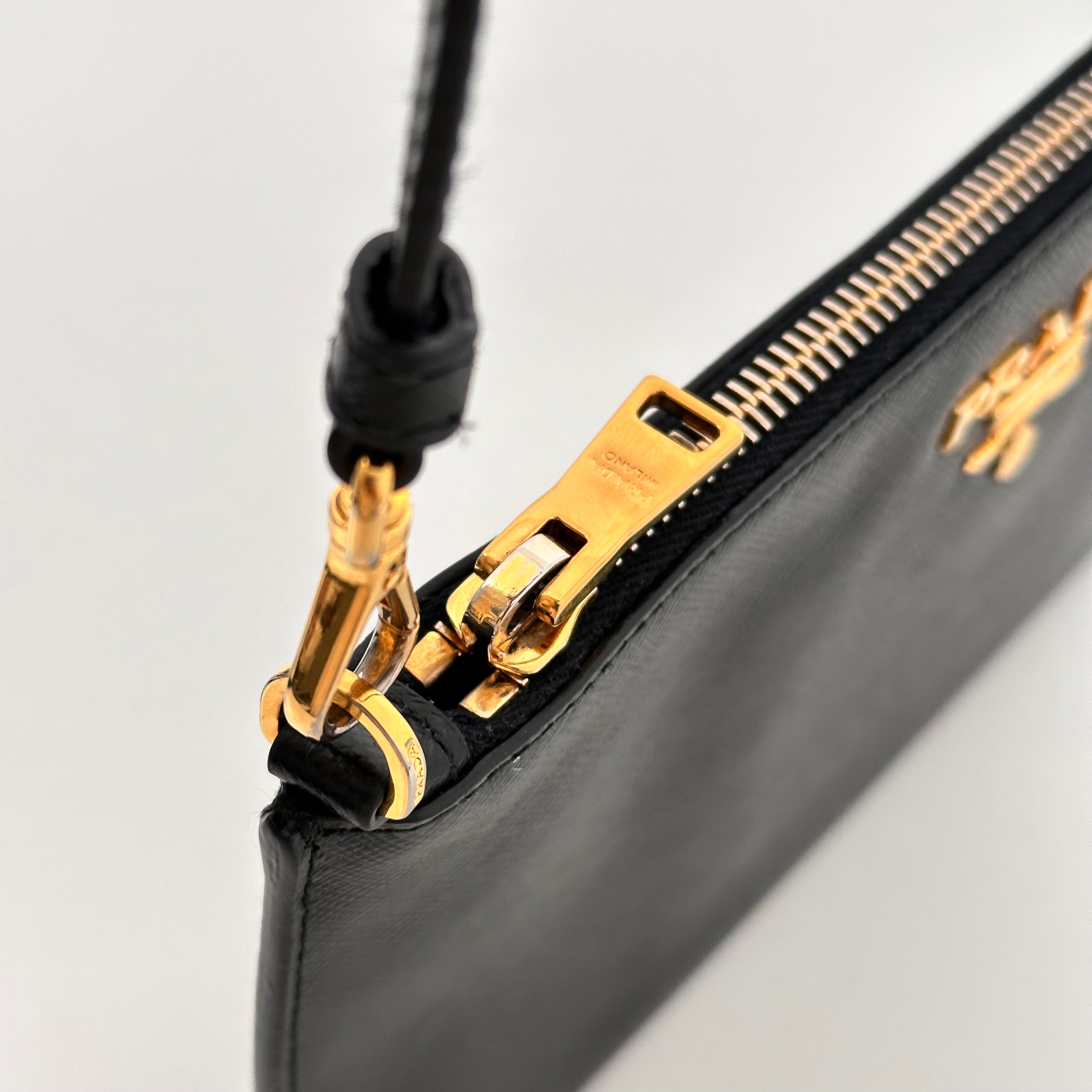 Black Saffiano Shoulder Bag